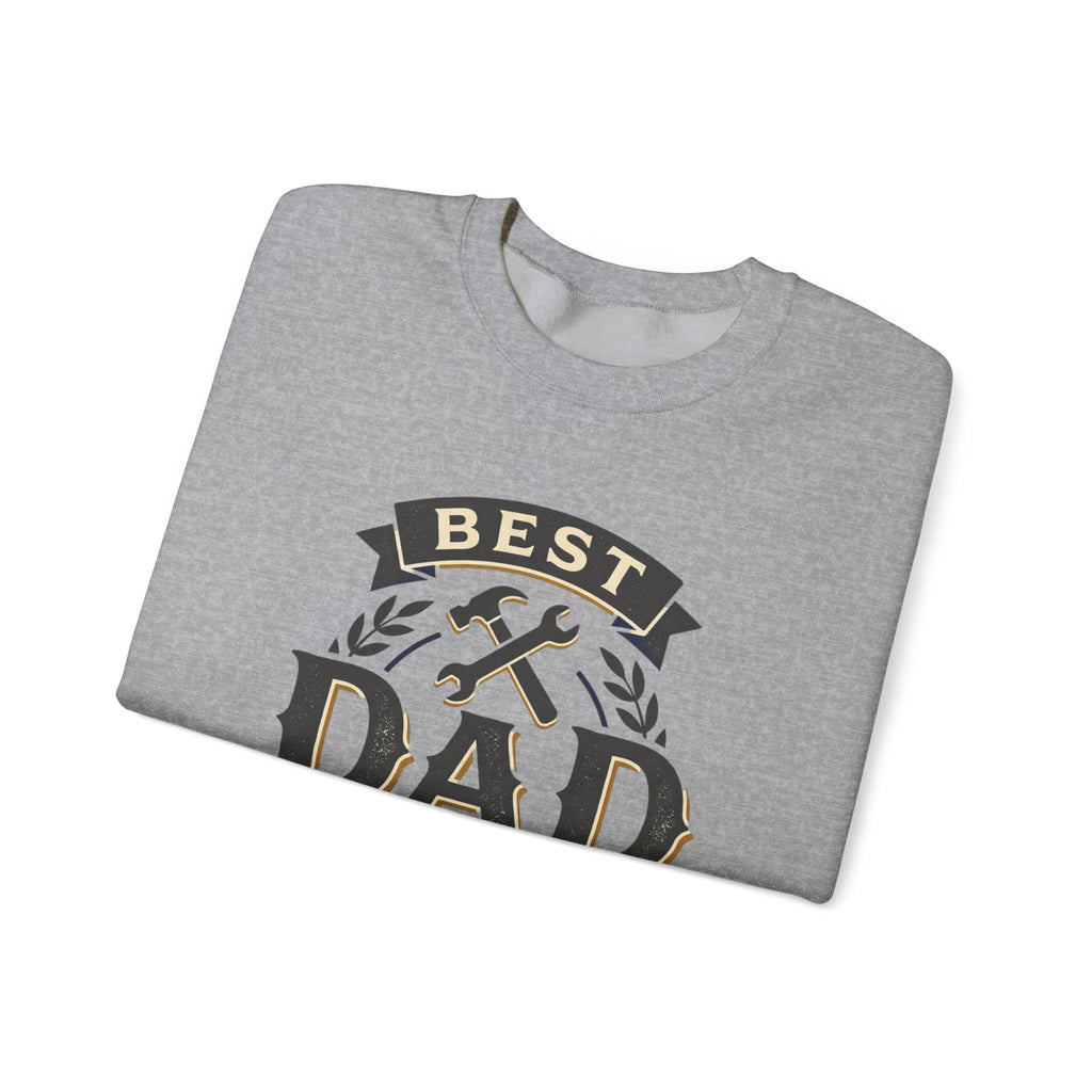 Best Dad Ever Sweatshirt — "Lead with love, live with courage" Crewneck