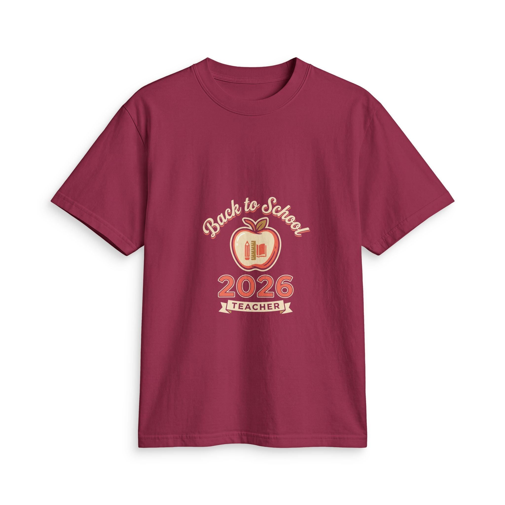 Back to School 2026 Teacher Apple T-Shirt