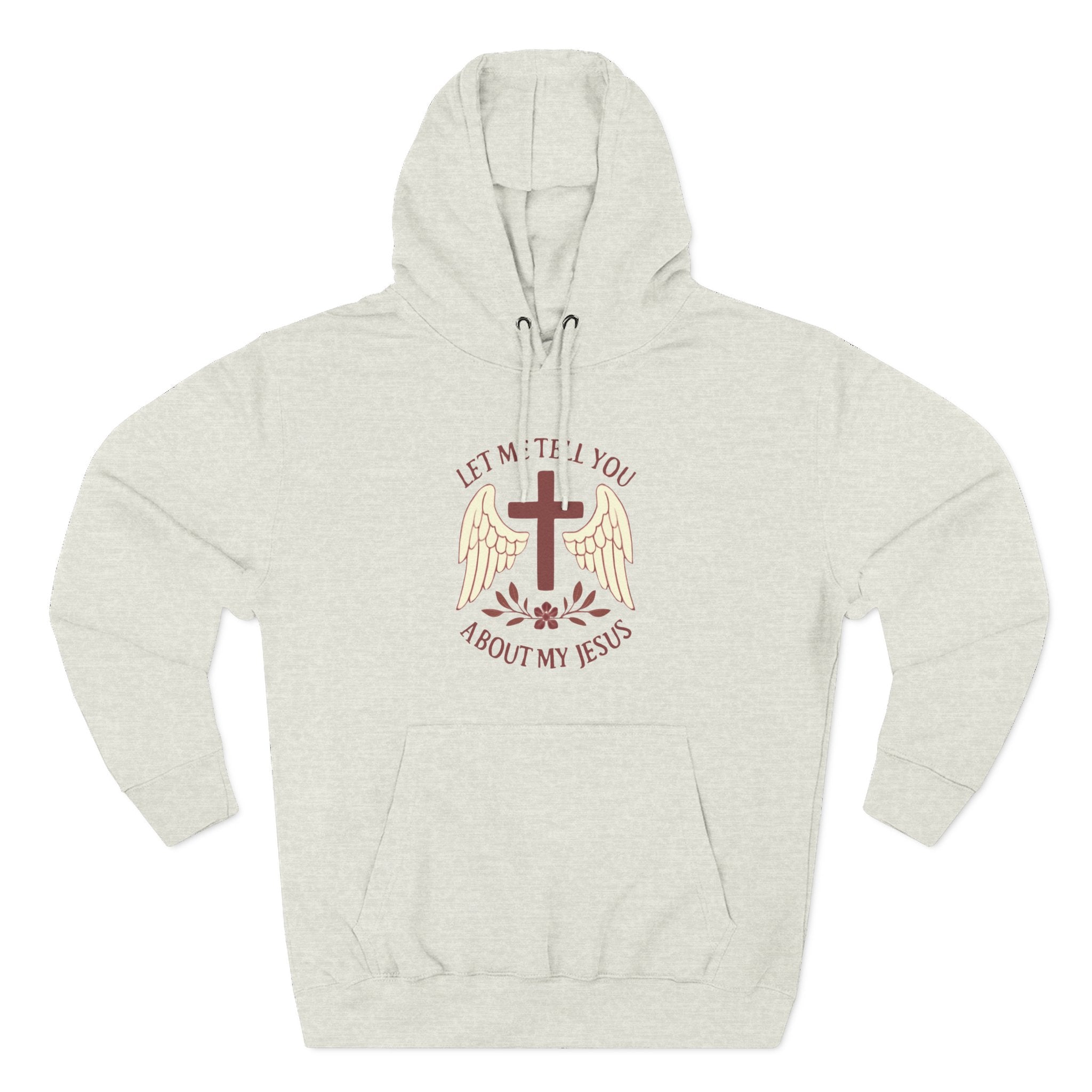 Three-Panel Fleece Hoodie
