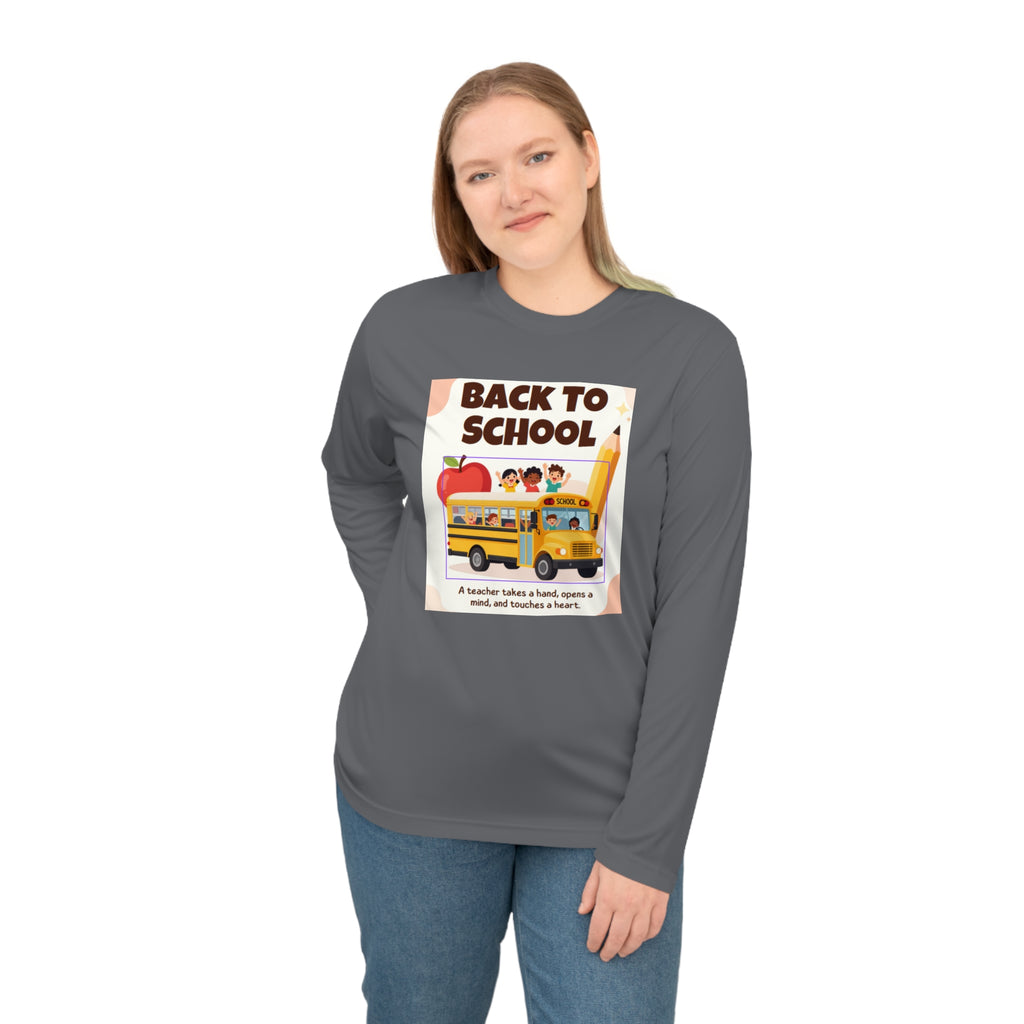 Back to School Long Sleeve Shirt — Teacher Appreciation School Bus Design