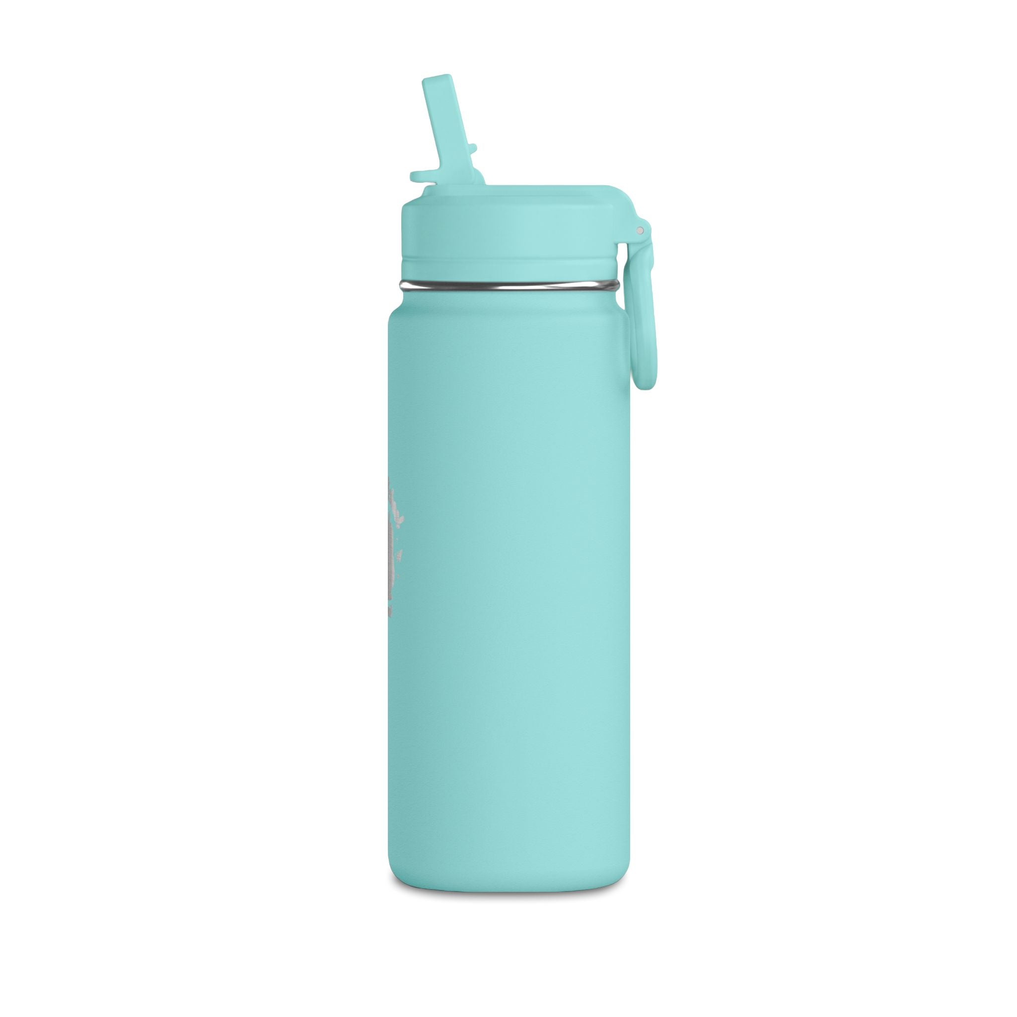 Insulated 20oz Pink Mini Water Bottle with "Ready to Shine" Design