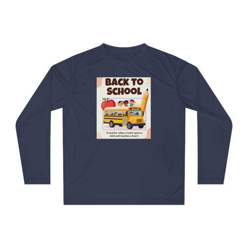 Back to School Long Sleeve Shirt — Teacher Appreciation School Bus Design