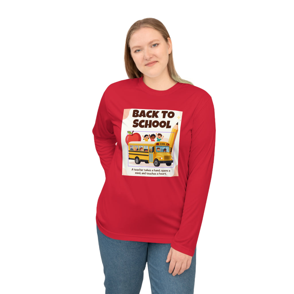 Back to School Long Sleeve Shirt — Teacher Appreciation School Bus Design
