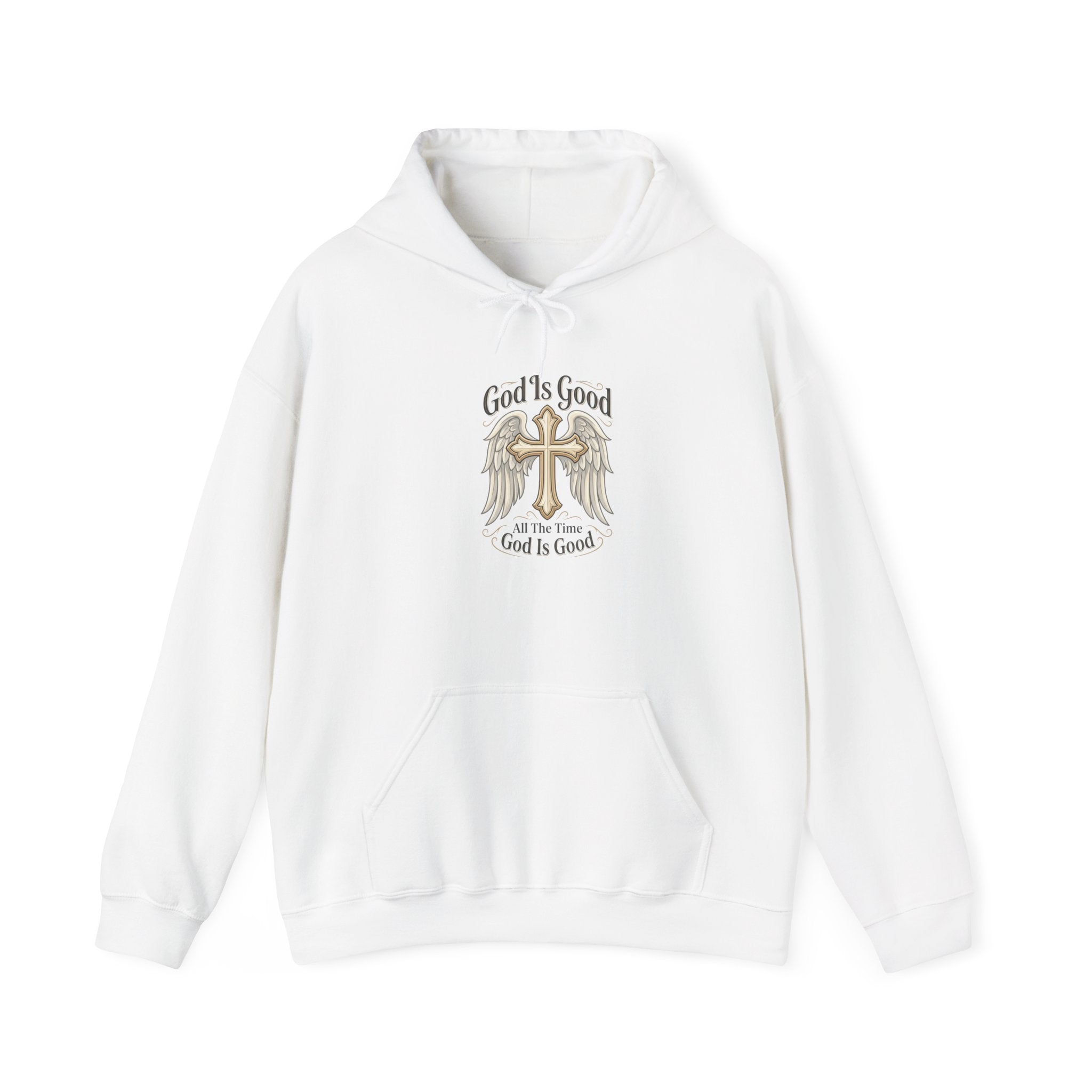 God Is Good Cross Hoodie — Christian Faith Inspirational Pullover