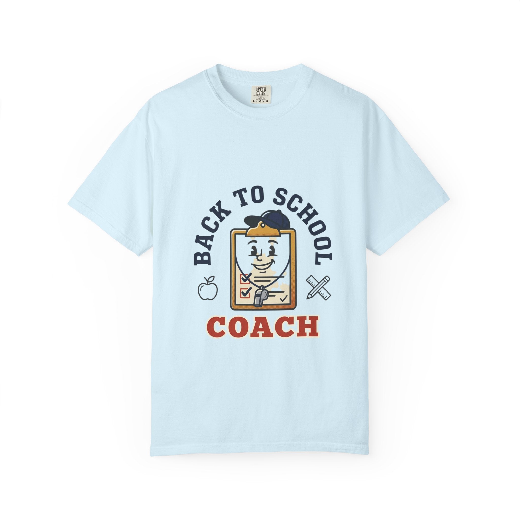 Back to School Coach T-Shirt — Retro School Clipboard Design