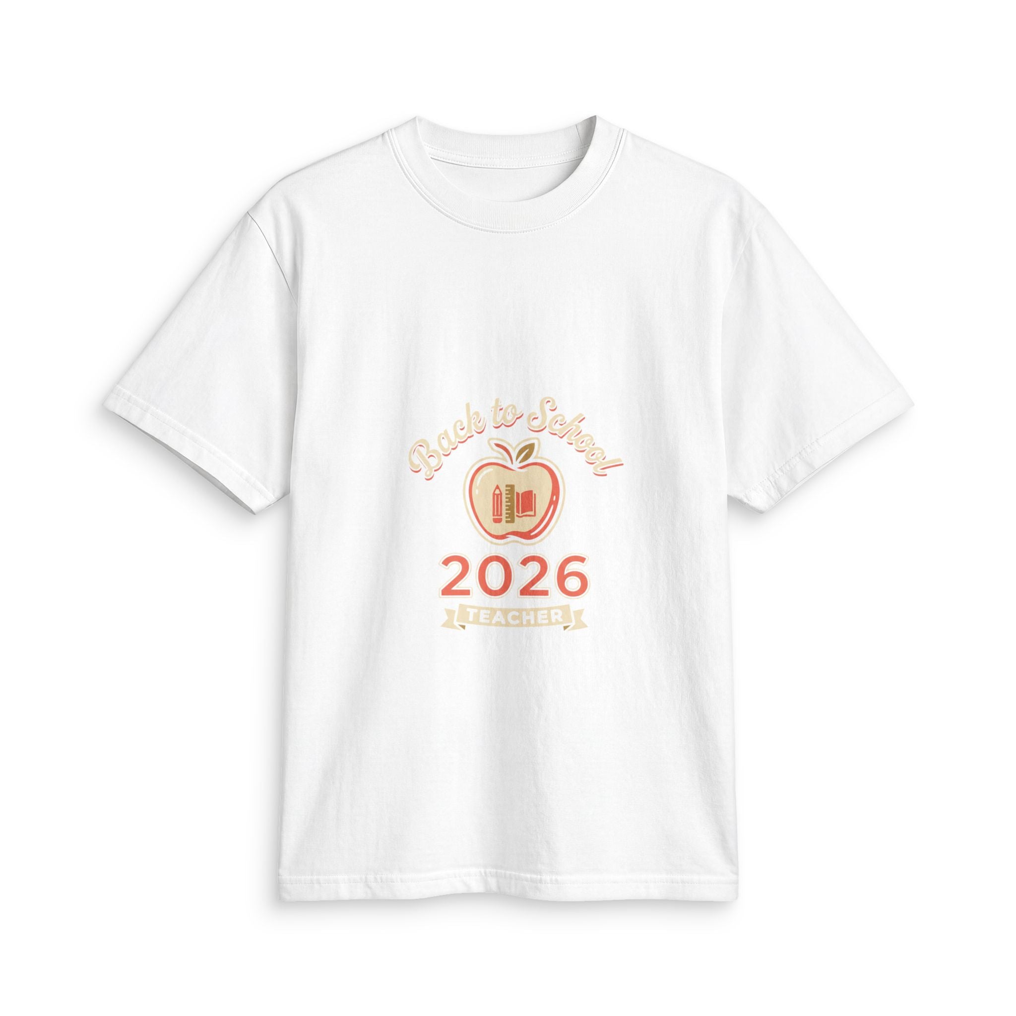 Back to School 2026 Teacher Apple T-Shirt