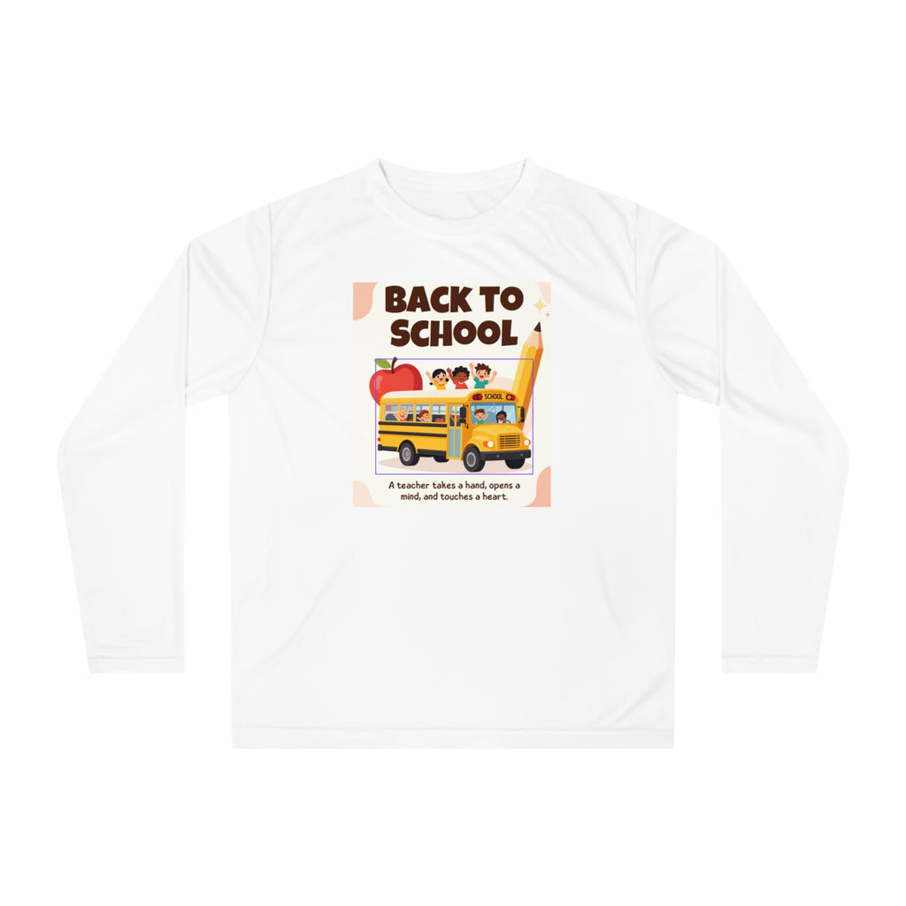 Back to School Long Sleeve Shirt — Teacher Appreciation School Bus Design