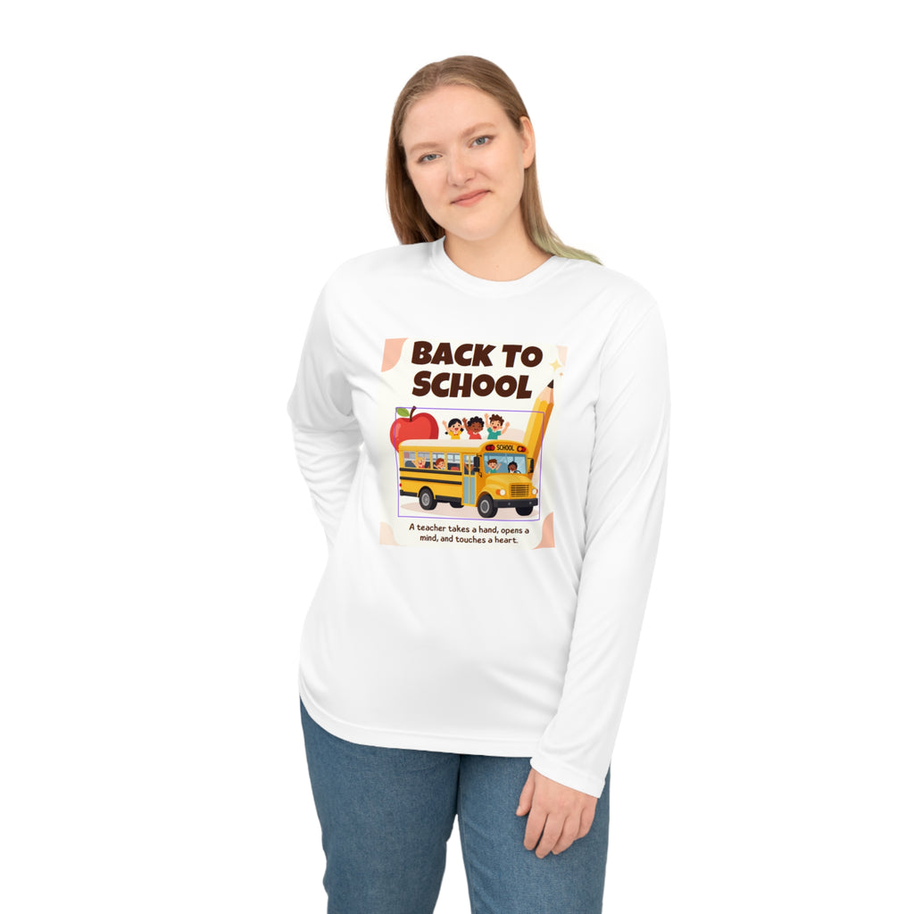 Back to School Long Sleeve Shirt — Teacher Appreciation School Bus Design