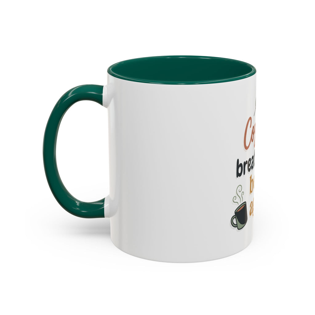 Cozy Up Mug — "Cozy up, breathe deep, begin again" Inspirational Coffee Cup (11oz/15oz)