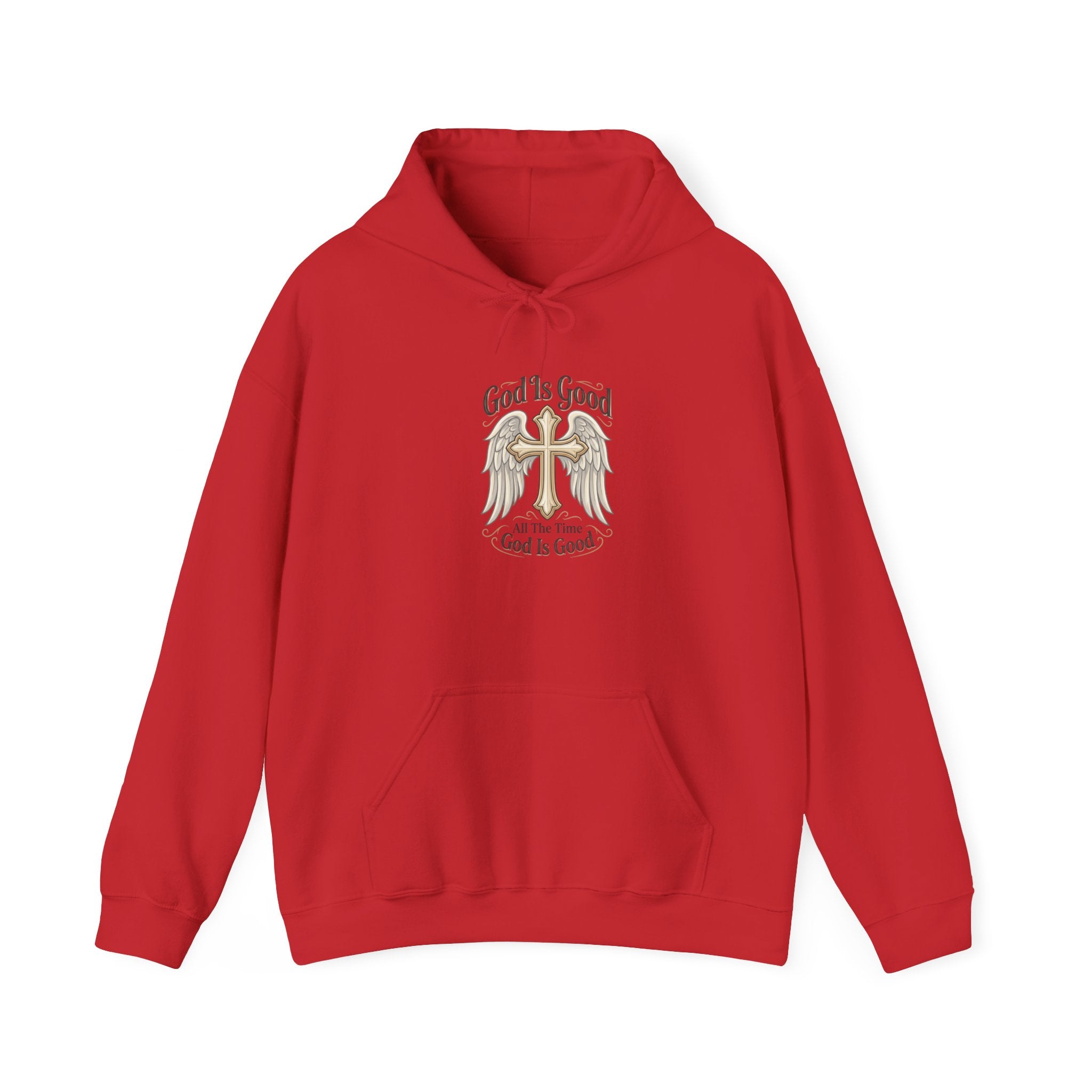 God Is Good Cross Hoodie — Christian Faith Inspirational Pullover