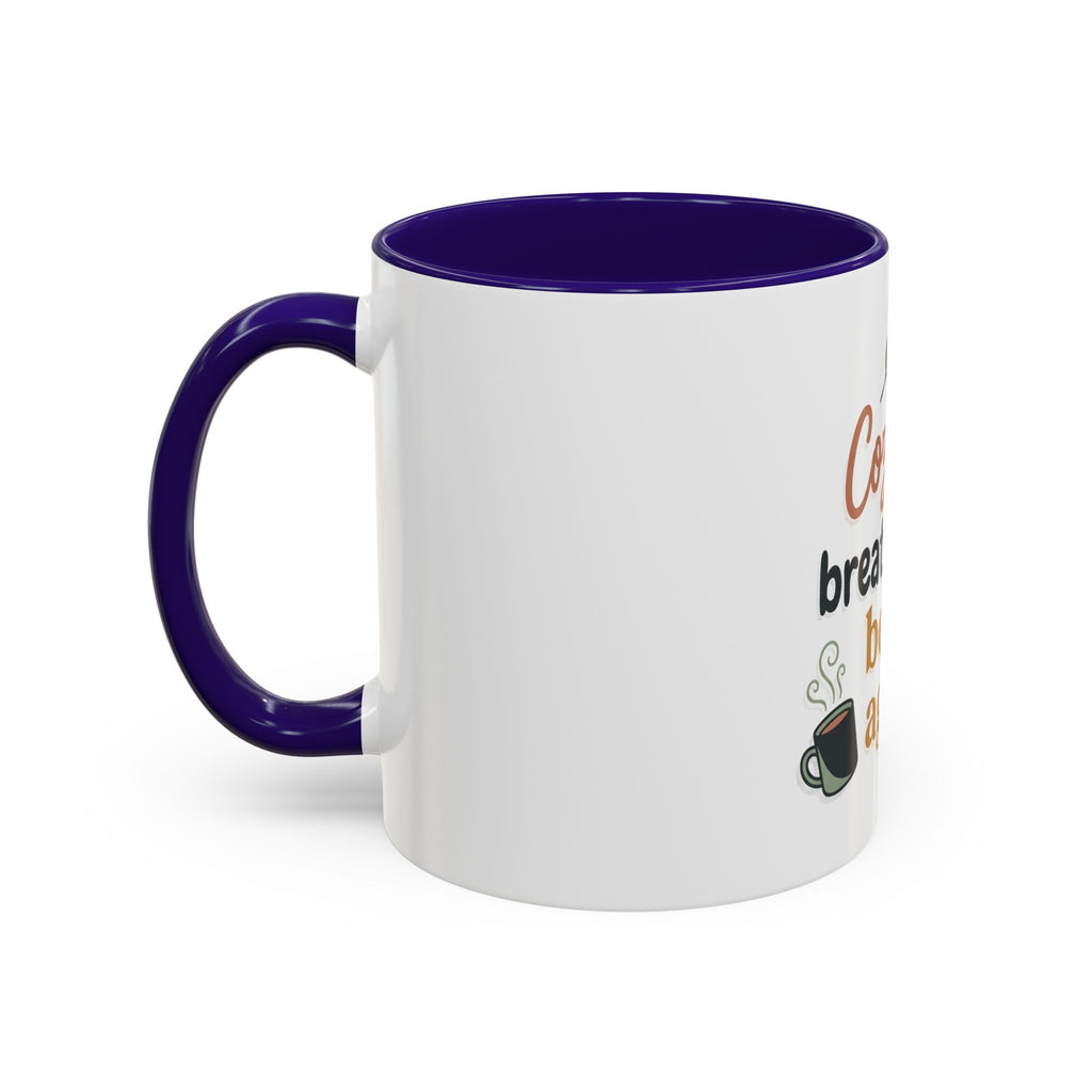 Cozy Up Mug — "Cozy up, breathe deep, begin again" Inspirational Coffee Cup (11oz/15oz)