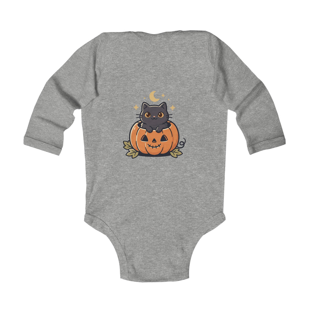 Infant Bodysuit - "Spooky Cute" Halloween Ghost & Pumpkin Baby Onesie