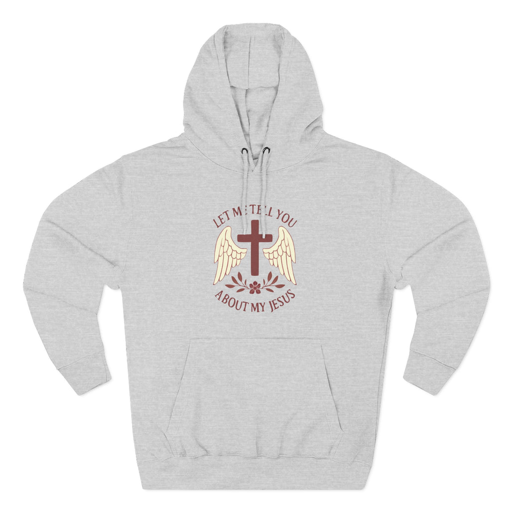 Three-Panel Fleece Hoodie