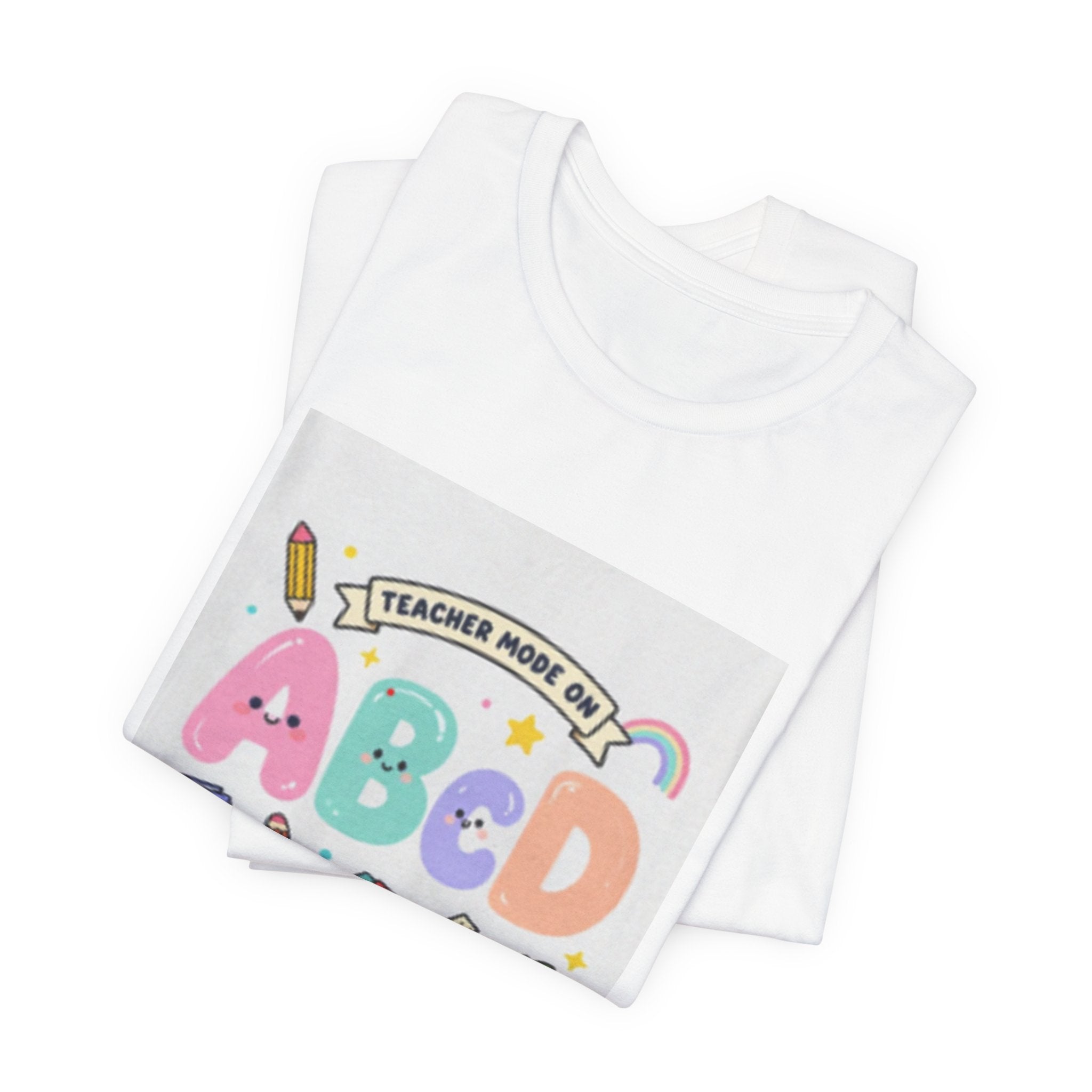 Back to School ABCD 2026-2027 Teacher Mode Tee — Cute Classroom Graphic T-Shirt