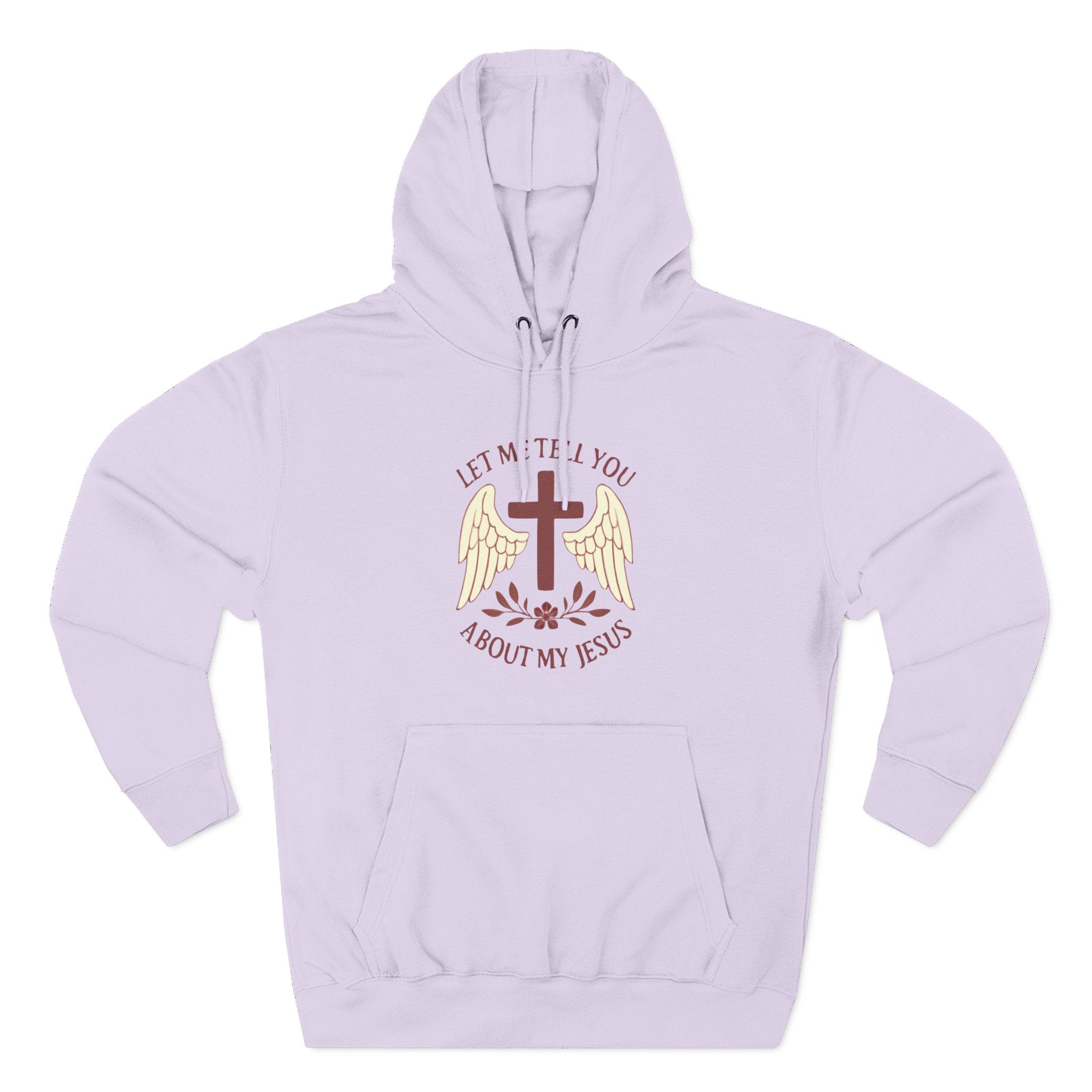 Three-Panel Fleece Hoodie