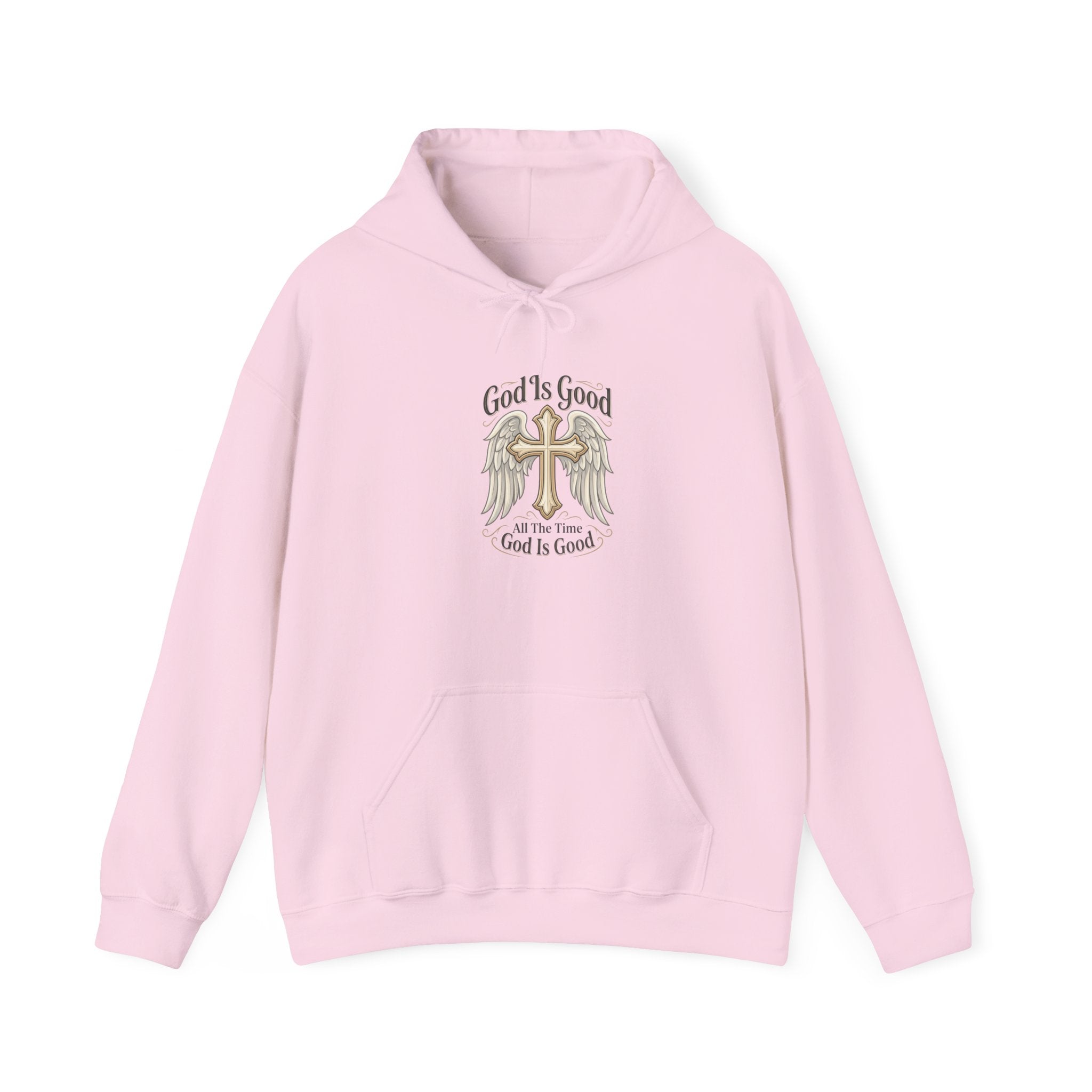 God Is Good Cross Hoodie — Christian Faith Inspirational Pullover