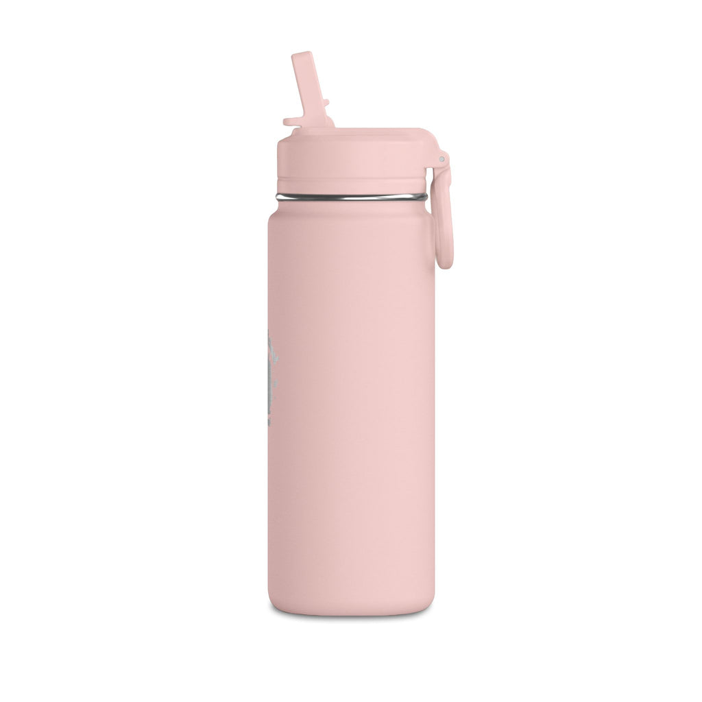Insulated 20oz Pink Mini Water Bottle with "Ready to Shine" Design