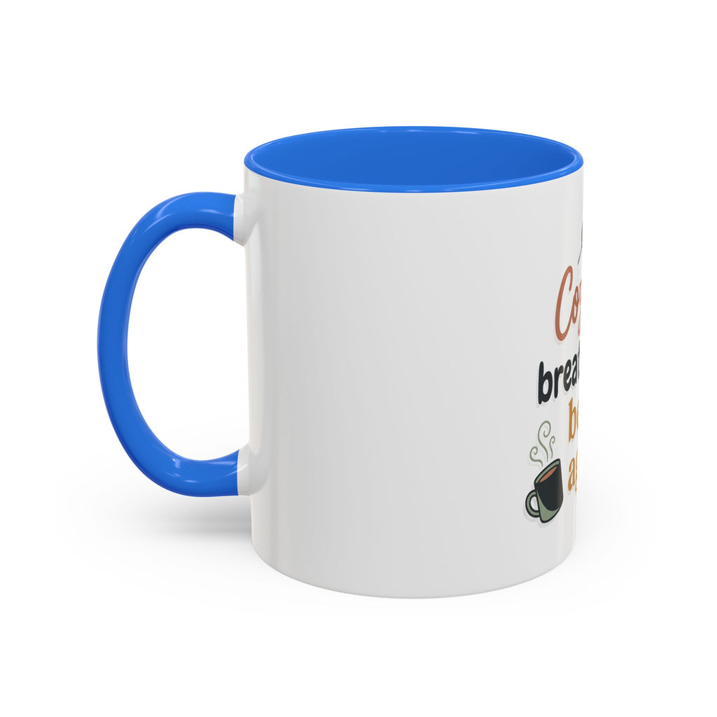 Cozy Up Mug — "Cozy up, breathe deep, begin again" Inspirational Coffee Cup (11oz/15oz)