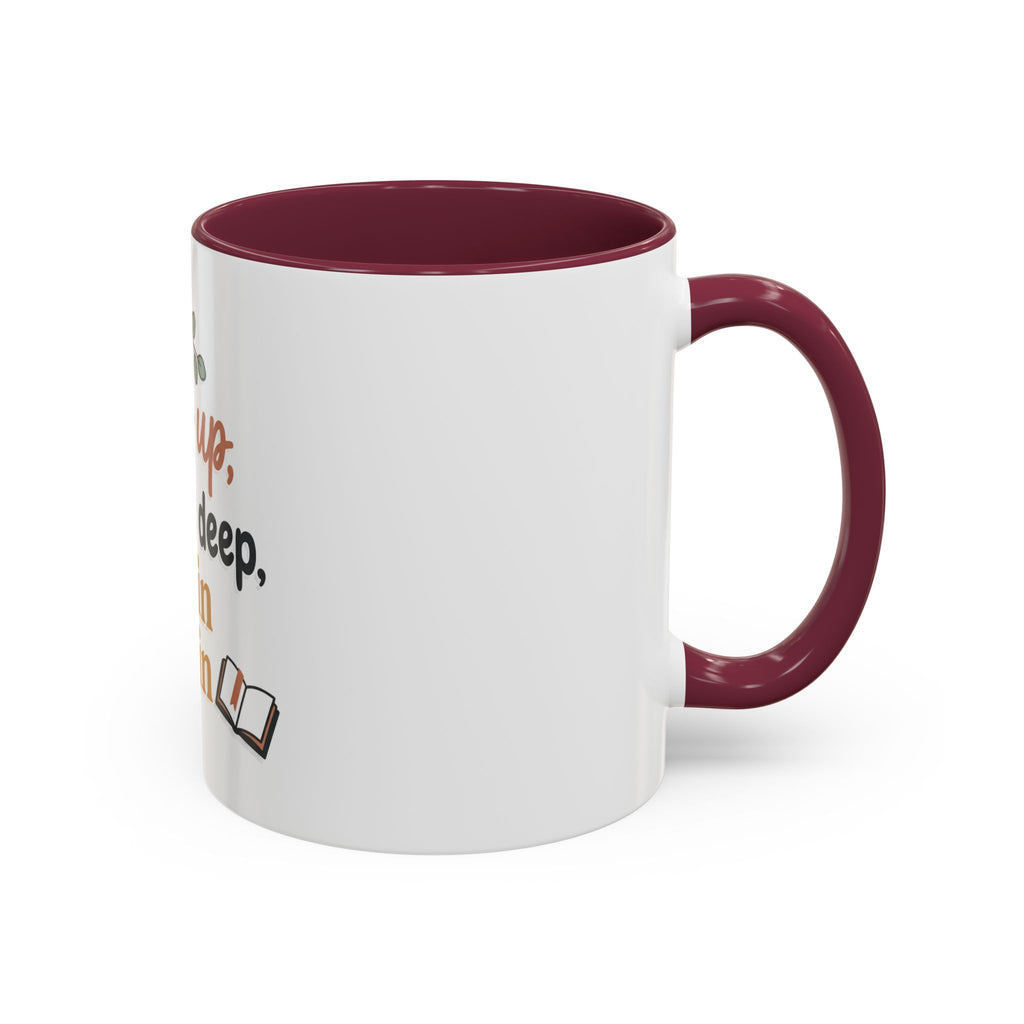 Cozy Up Mug — "Cozy up, breathe deep, begin again" Inspirational Coffee Cup (11oz/15oz)