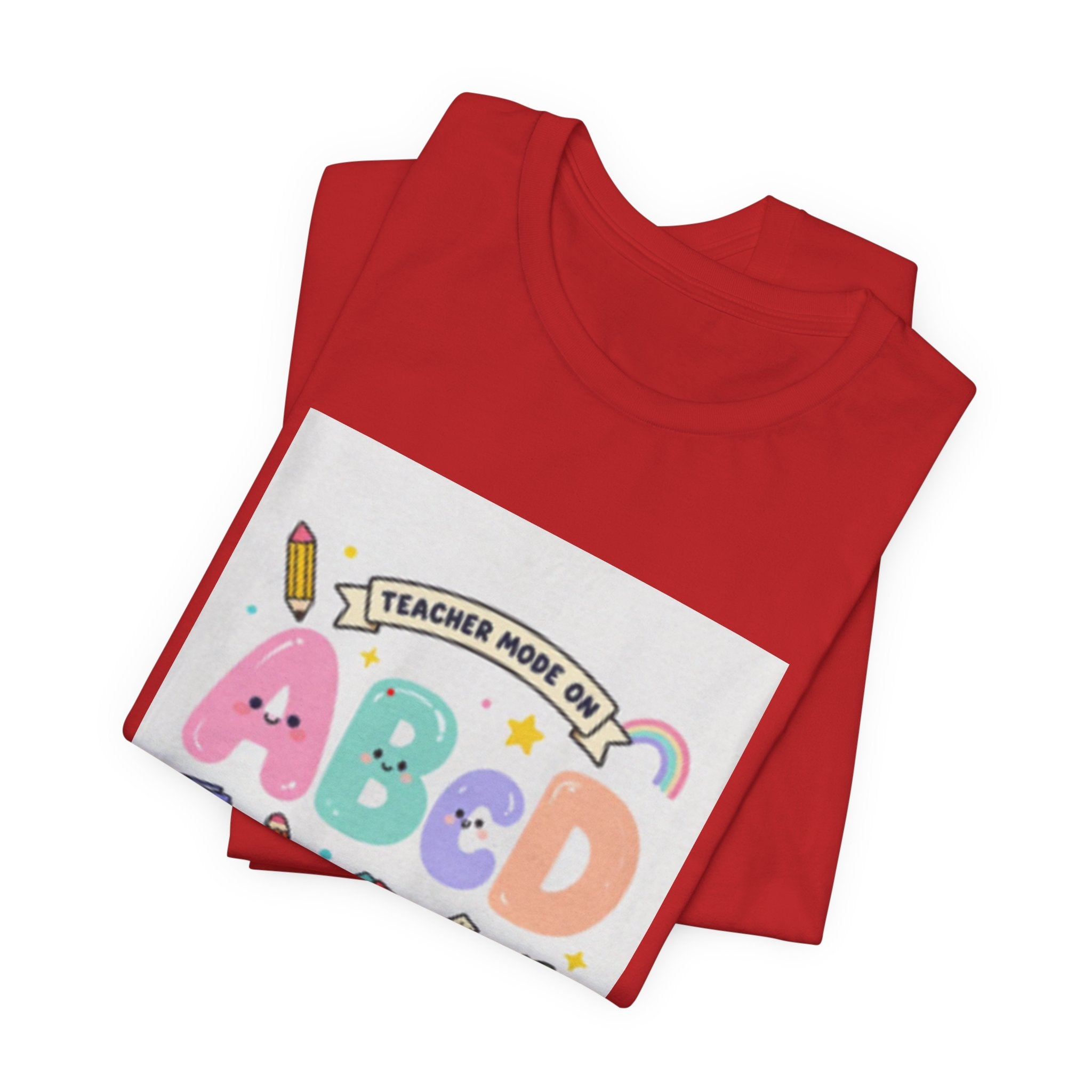 Back to School ABCD 2026-2027 Teacher Mode Tee — Cute Classroom Graphic T-Shirt
