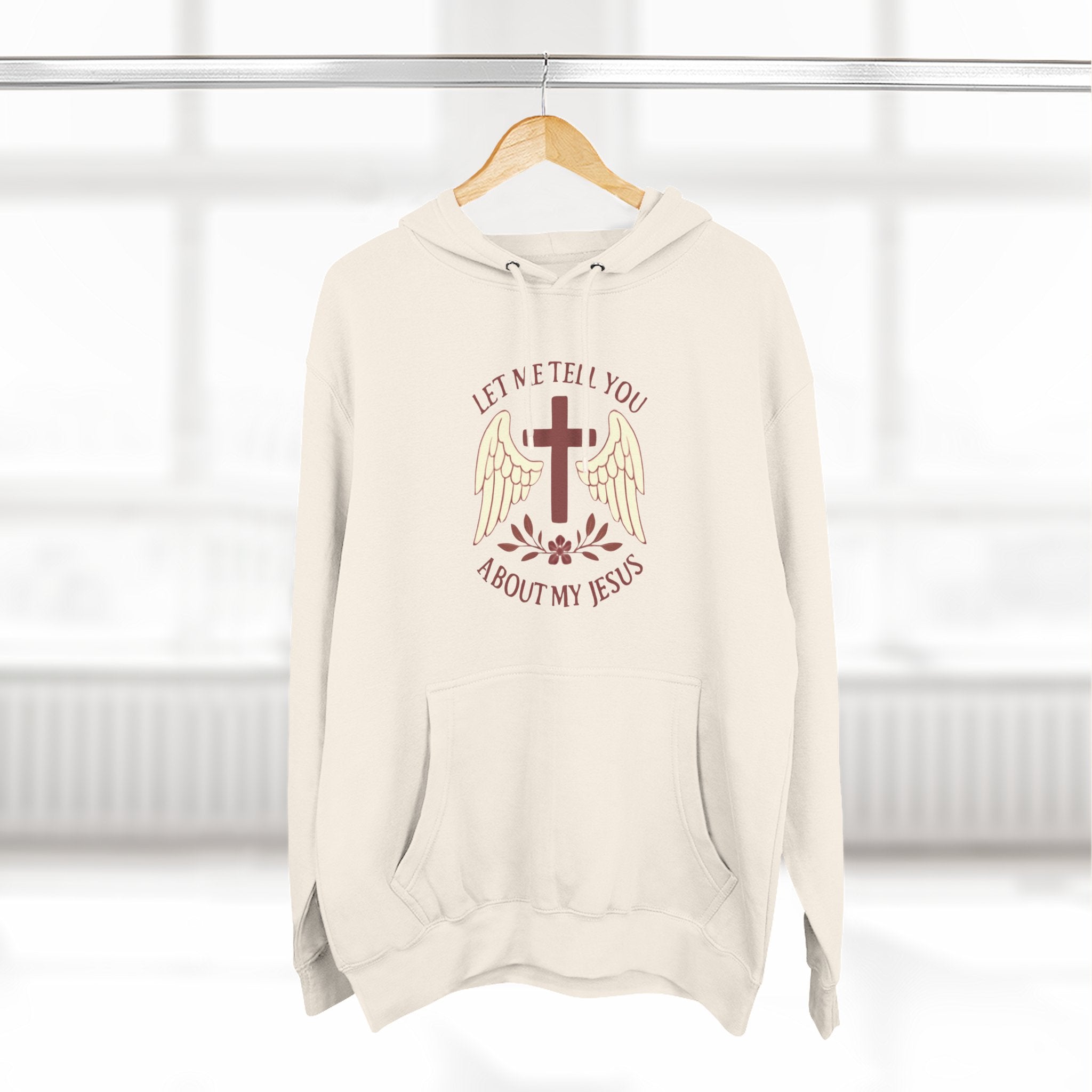 Three-Panel Fleece Hoodie