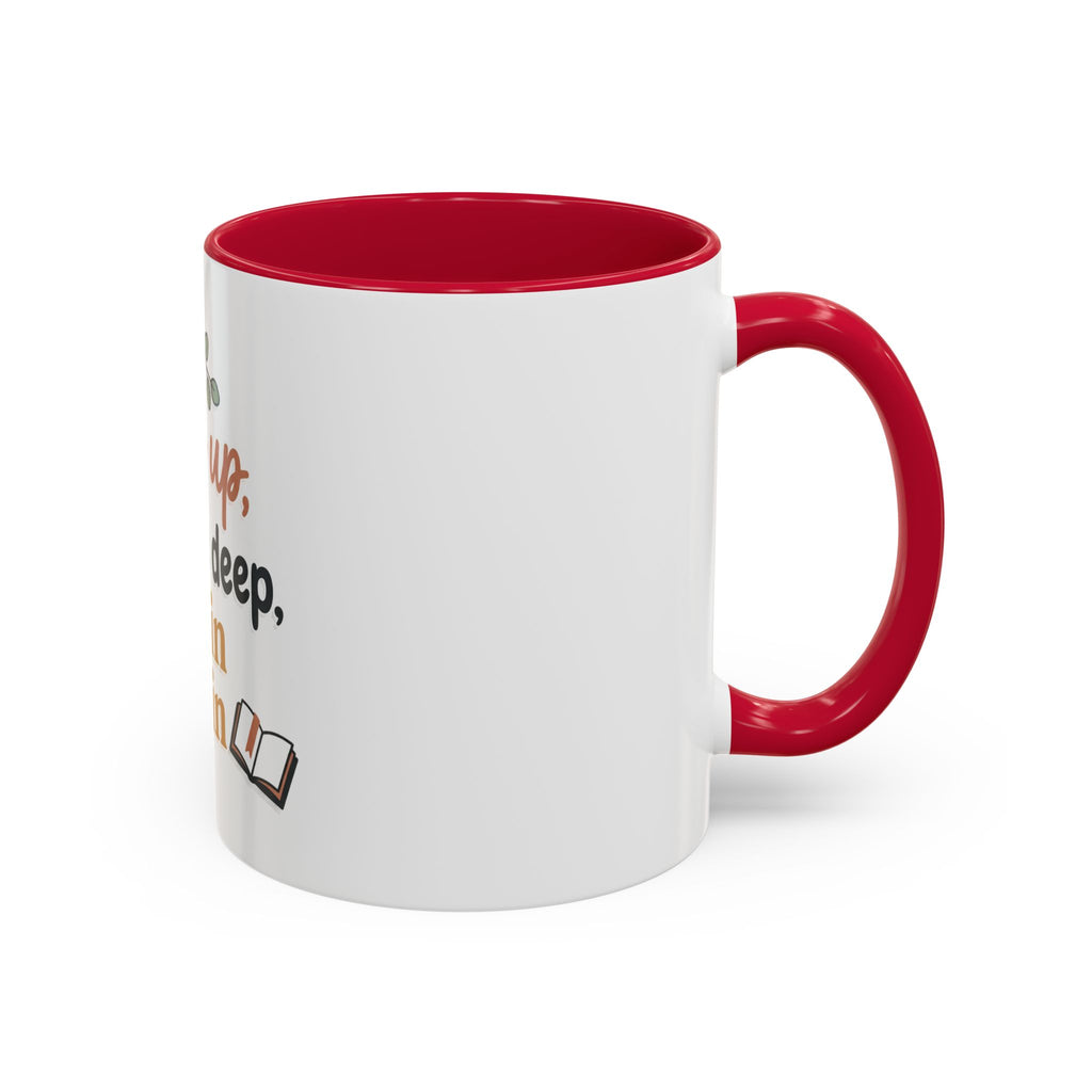Cozy Up Mug — "Cozy up, breathe deep, begin again" Inspirational Coffee Cup (11oz/15oz)