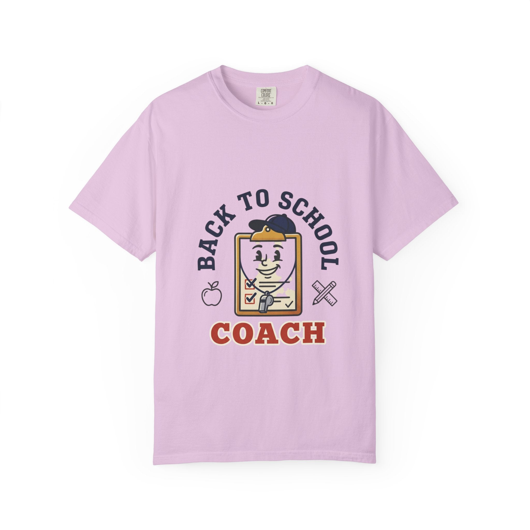 Back to School Coach T-Shirt — Retro School Clipboard Design