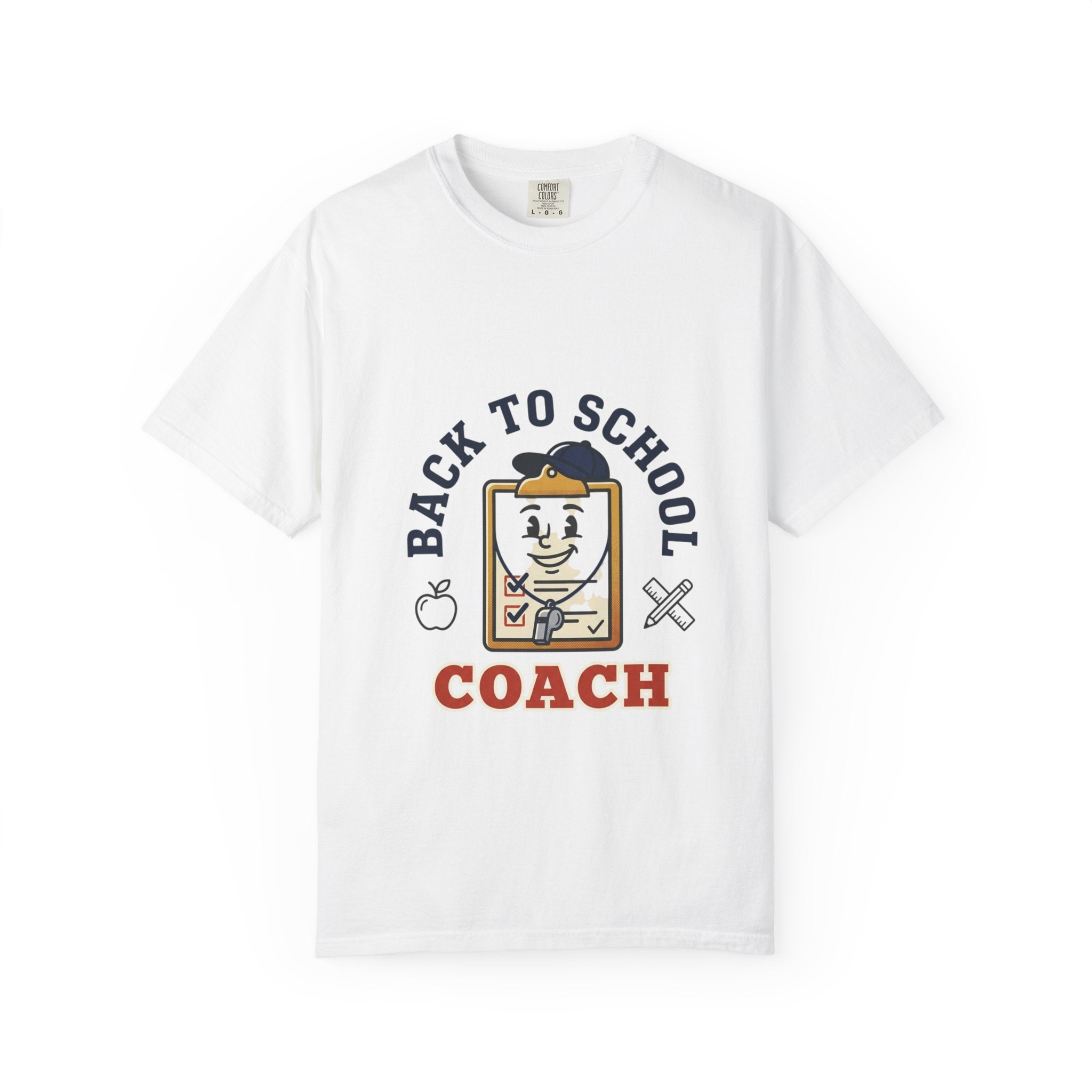 Back to School Coach T-Shirt — Retro School Clipboard Design