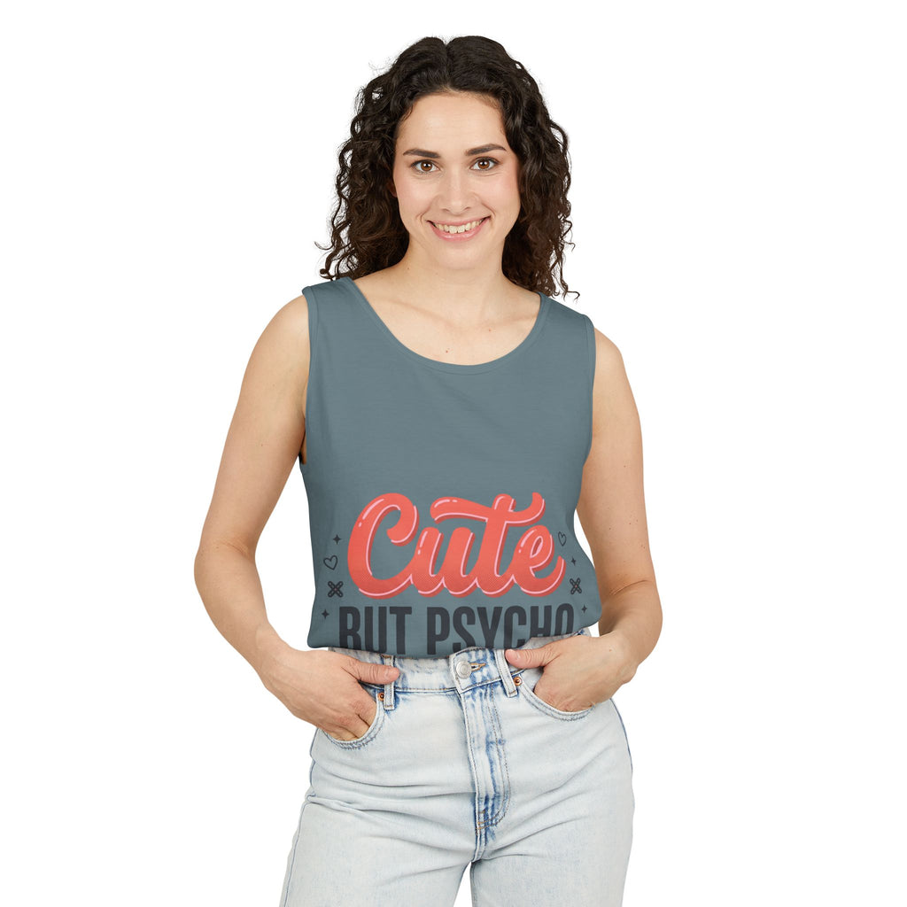 Cute But Psycho Tank Top – Women's Summer Tee