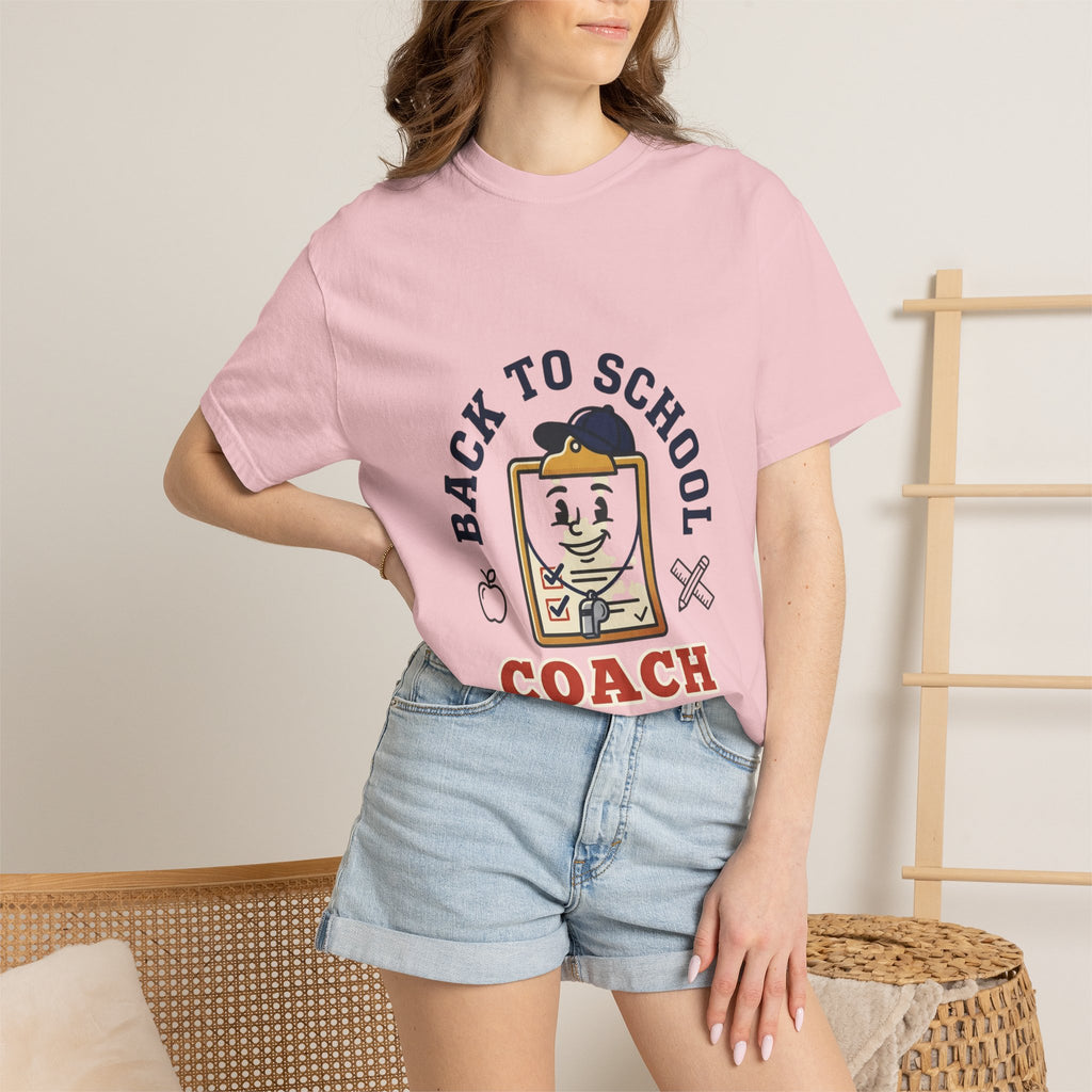 Back to School Coach T-Shirt — Retro School Clipboard Design