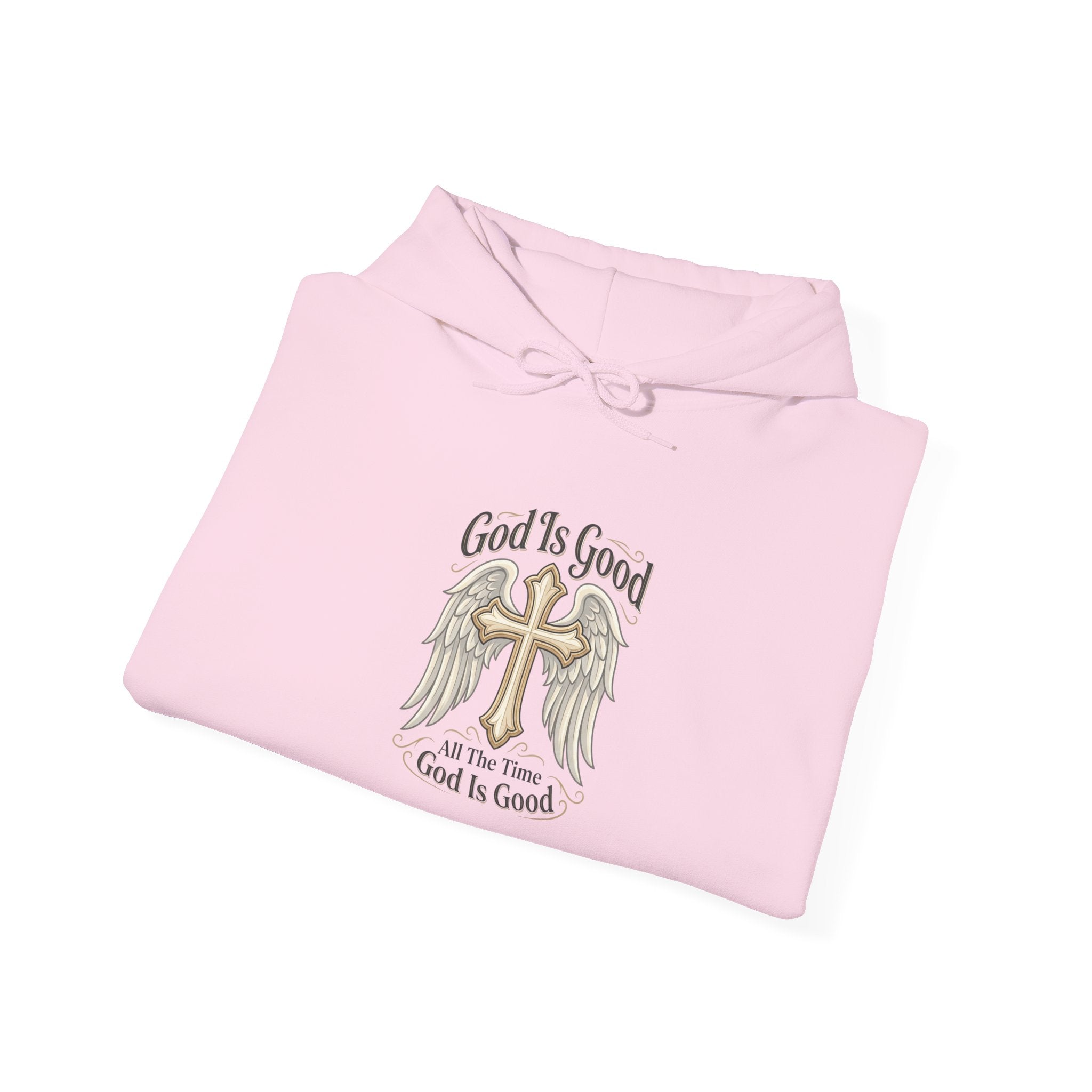 God Is Good Cross Hoodie — Christian Faith Inspirational Pullover
