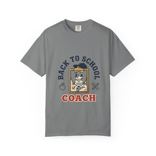 Back to School Coach T-Shirt — Retro School Clipboard Design
