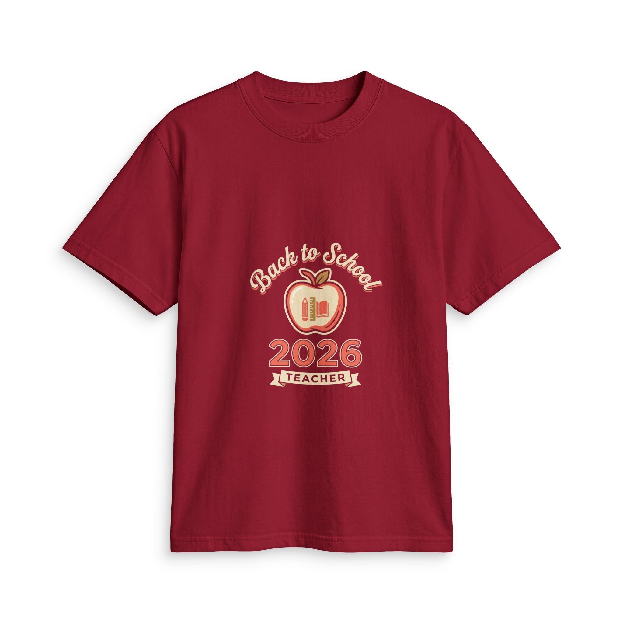 Back to School 2026 Teacher Apple T-Shirt