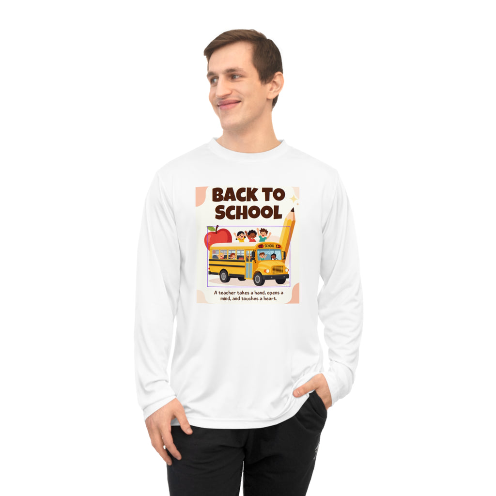 Back to School Long Sleeve Shirt — Teacher Appreciation School Bus Design