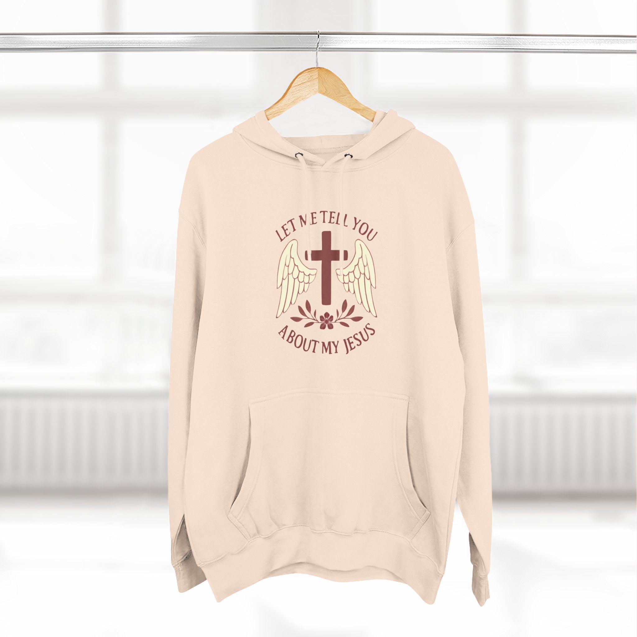 Three-Panel Fleece Hoodie