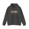 Hoodie — Rise Stronger “Built by Challenges Not Comforts” Motivational Pullover