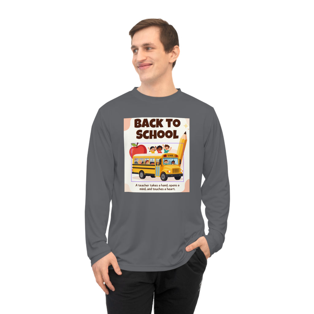 Back to School Long Sleeve Shirt — Teacher Appreciation School Bus Design
