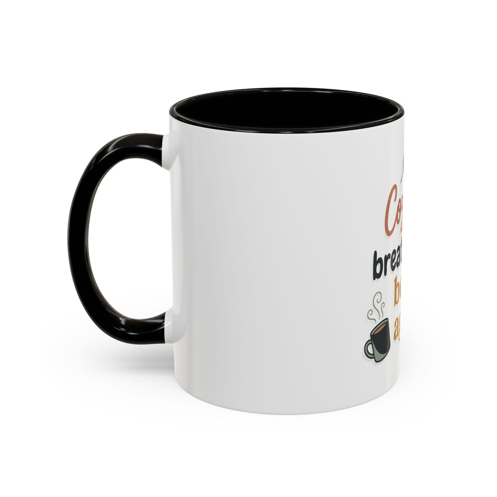 Cozy Up Mug — "Cozy up, breathe deep, begin again" Inspirational Coffee Cup (11oz/15oz)