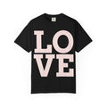 LOVE Graphic T‑Shirt — Soft Pink Block Letter Tee for Valentine’s & Everyday Wear