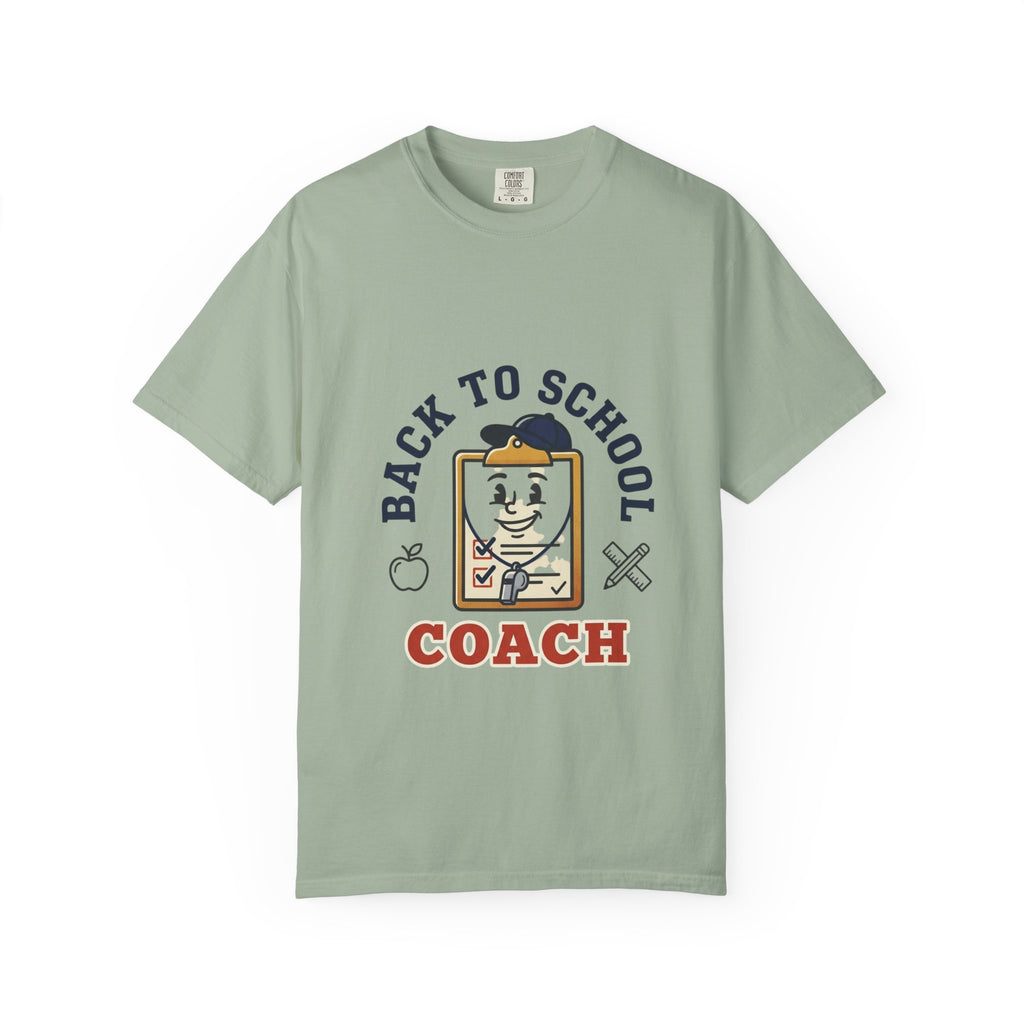 Back to School Coach T-Shirt — Retro School Clipboard Design
