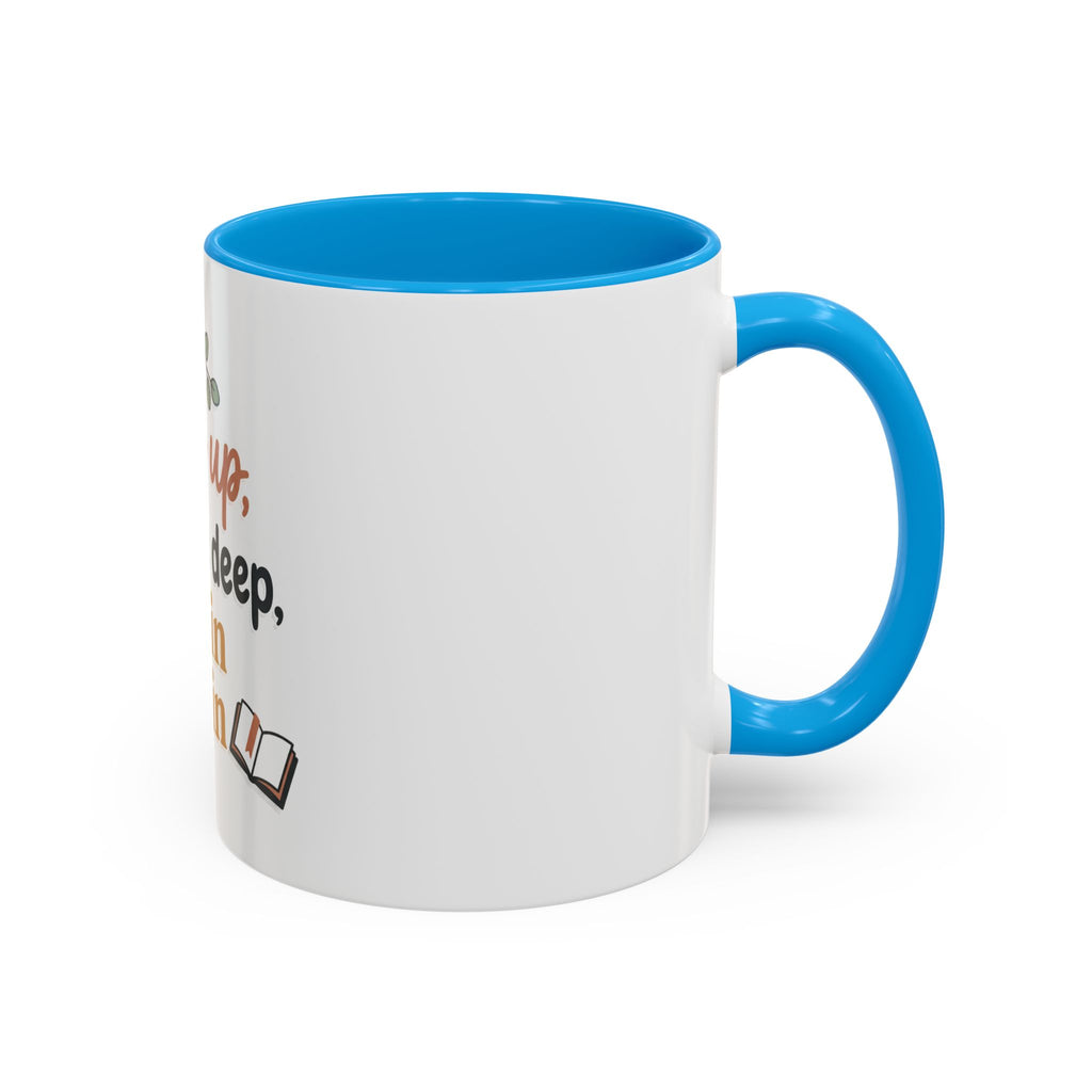 Cozy Up Mug — "Cozy up, breathe deep, begin again" Inspirational Coffee Cup (11oz/15oz)