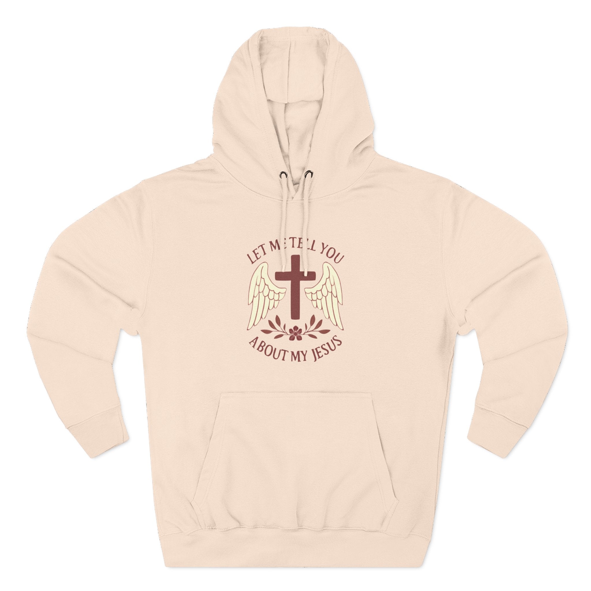 Three-Panel Fleece Hoodie