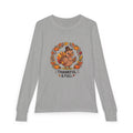 Thankful & Full Youth Long Sleeve Tee — Cute Turkey Thanksgiving Shirt