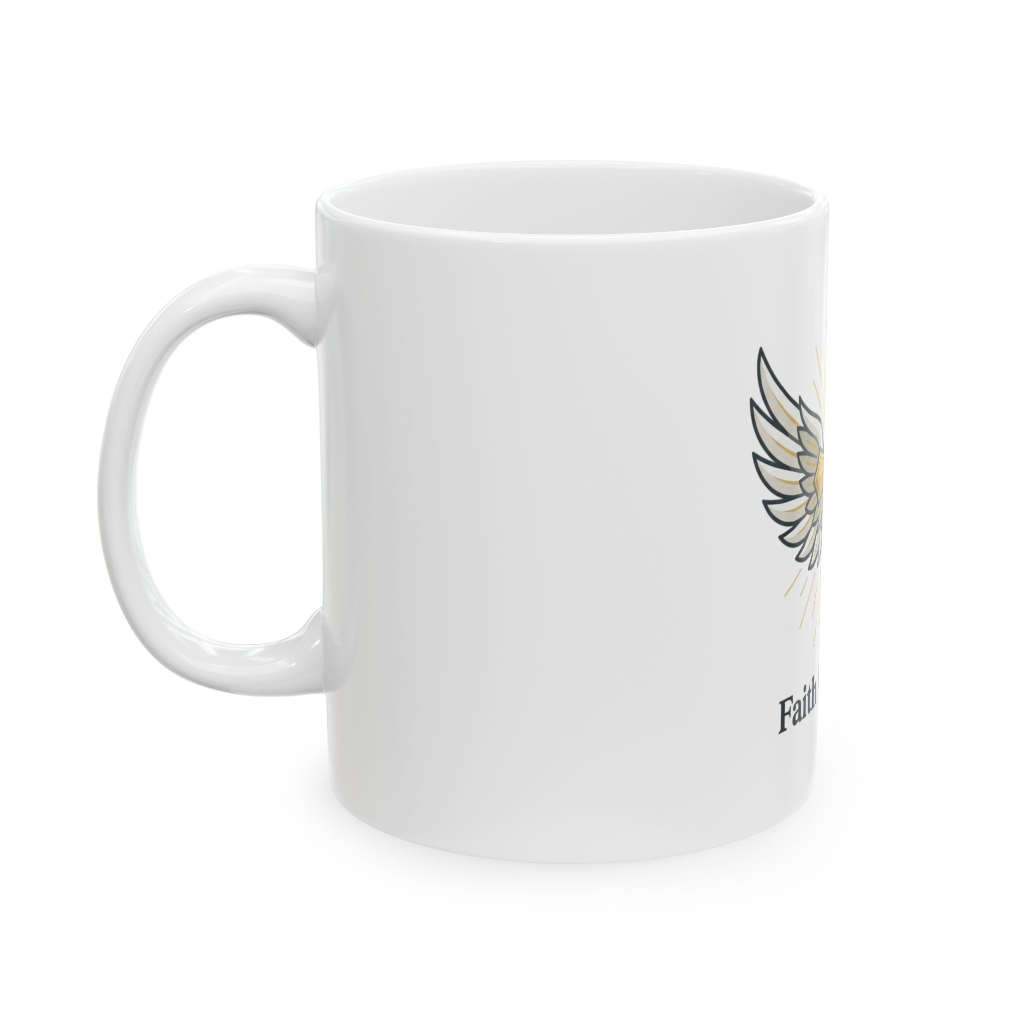 Faith Over Fear Ceramic Mug —  (11oz, 15oz)