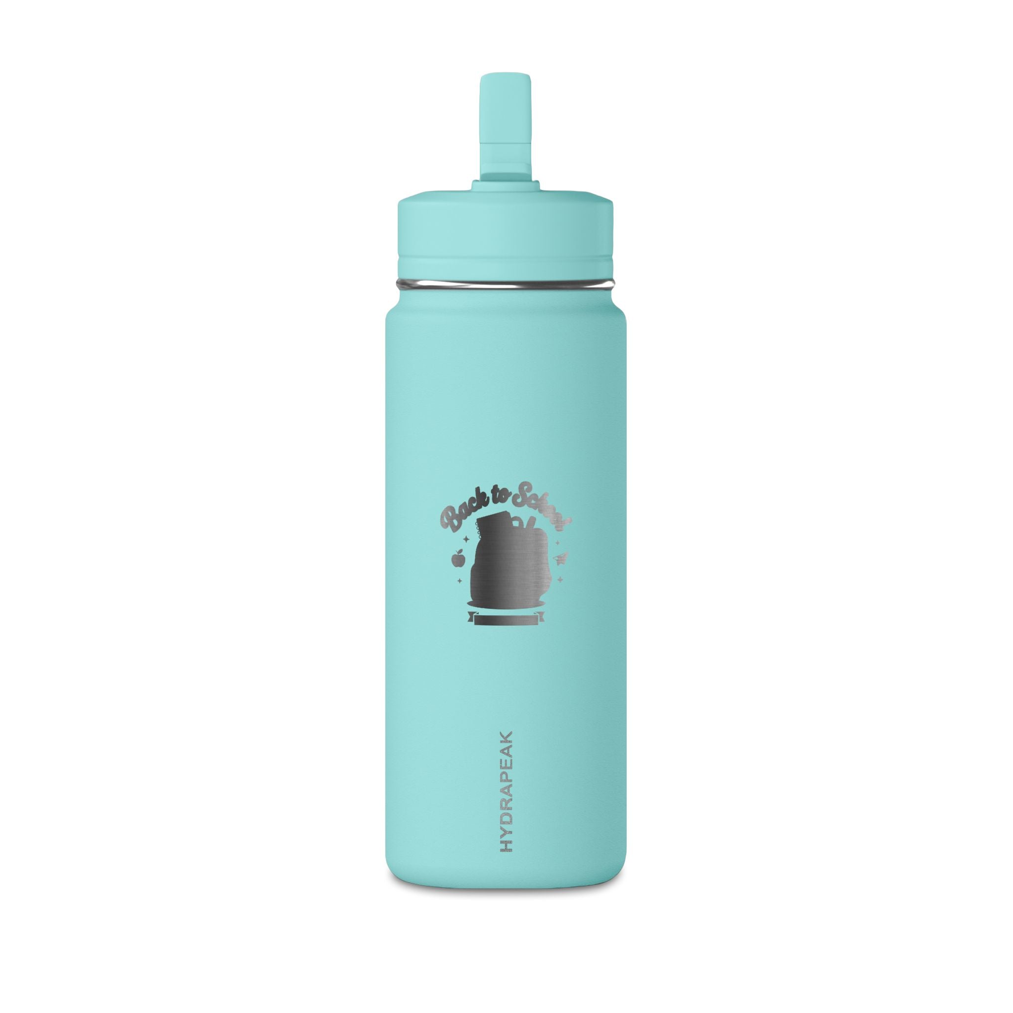 Insulated 20oz Pink Mini Water Bottle with "Ready to Shine" Design