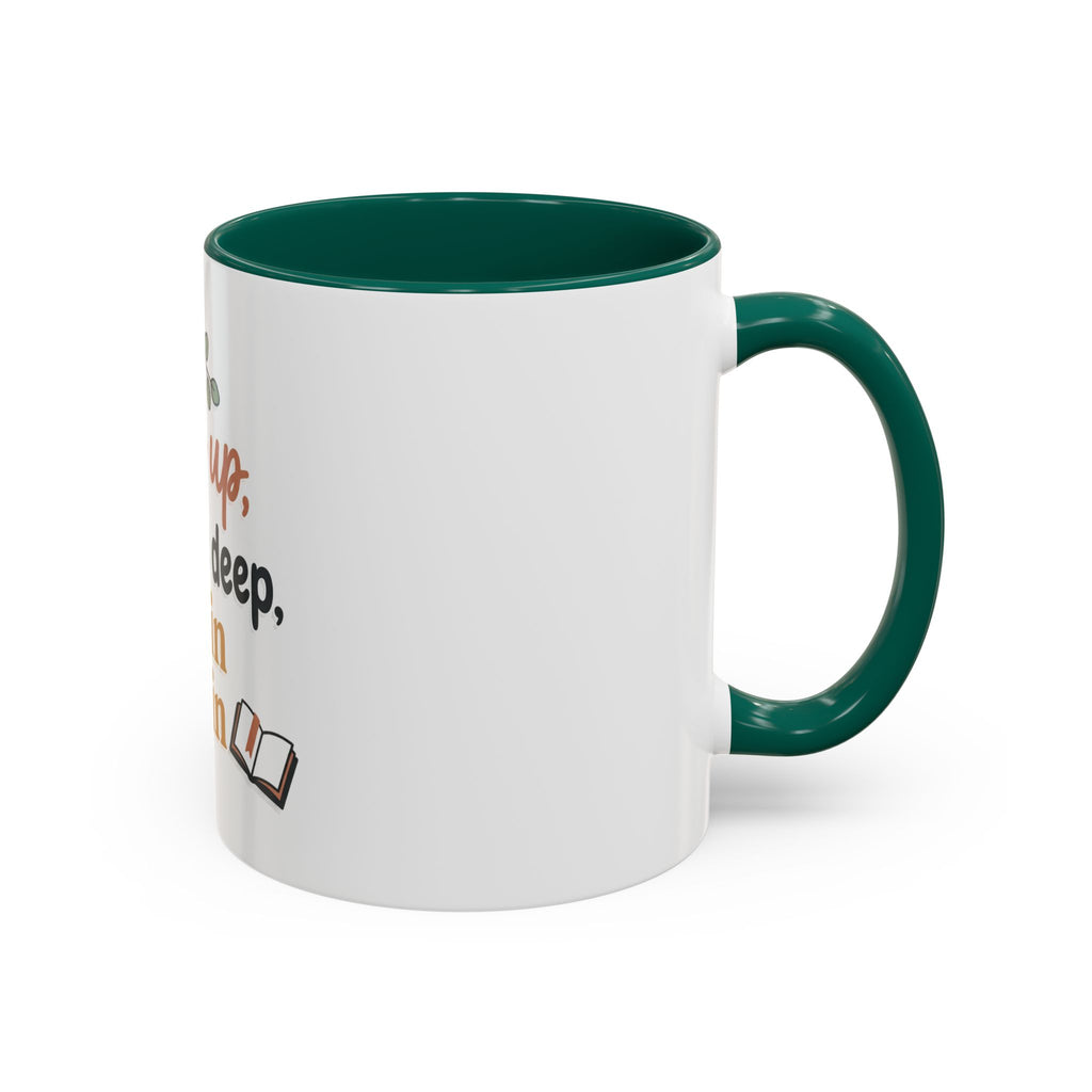Cozy Up Mug — "Cozy up, breathe deep, begin again" Inspirational Coffee Cup (11oz/15oz)