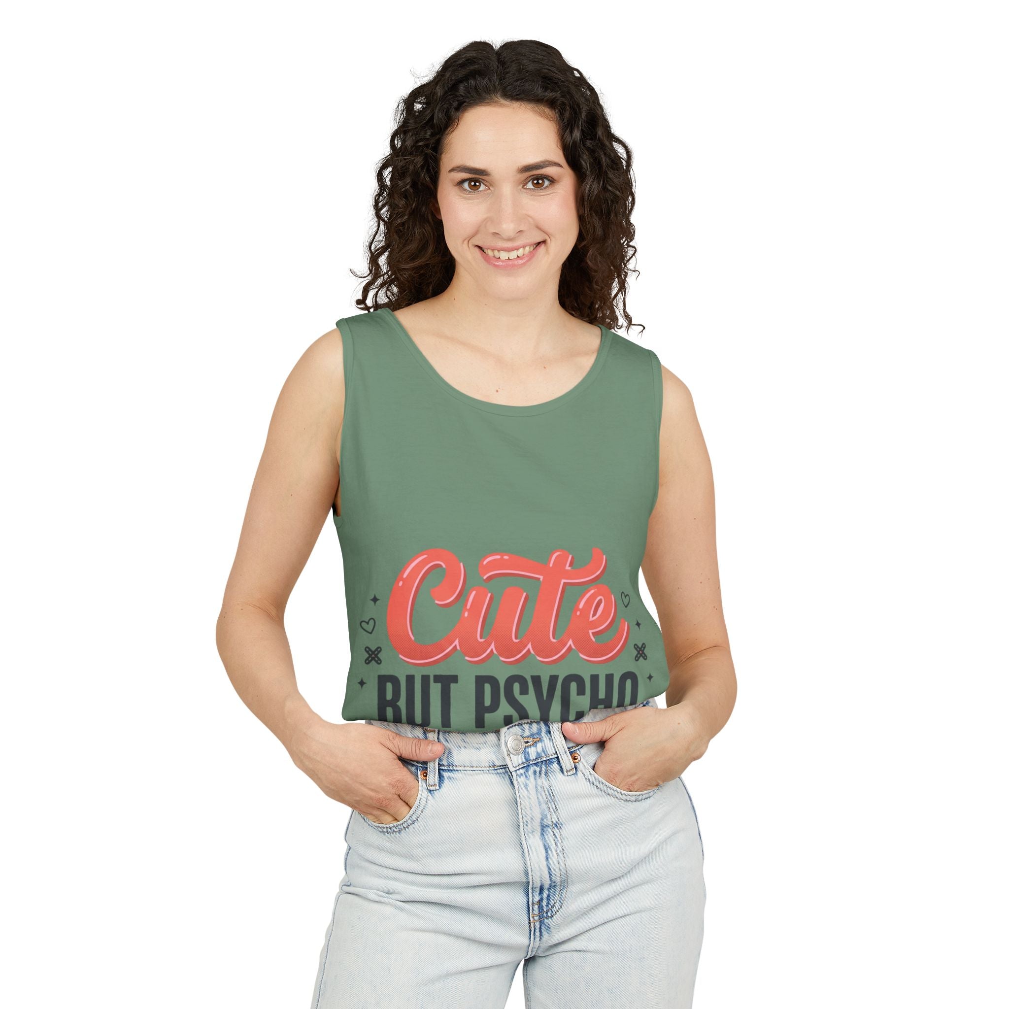 Cute But Psycho Tank Top – Women's Summer Tee