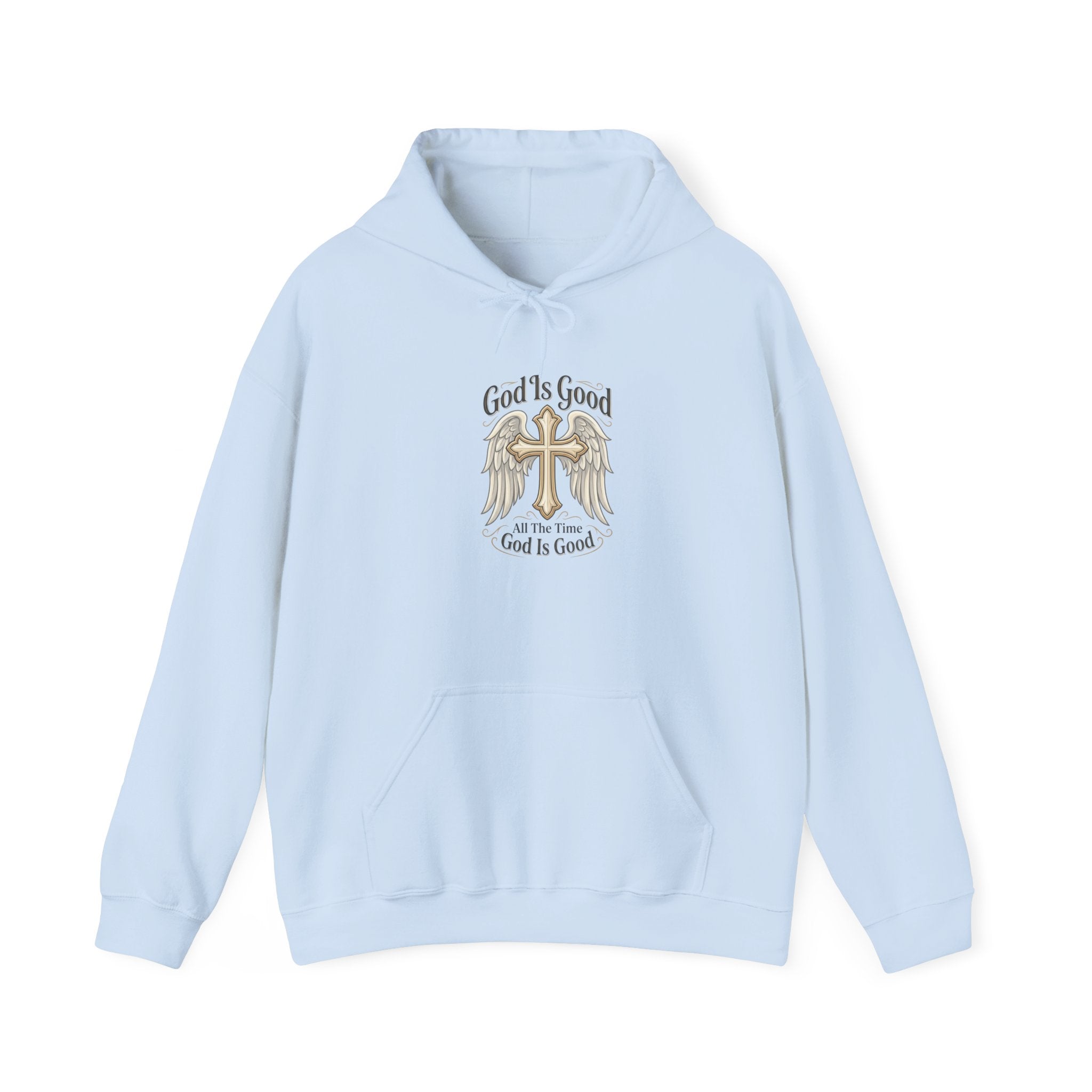 God Is Good Cross Hoodie — Christian Faith Inspirational Pullover