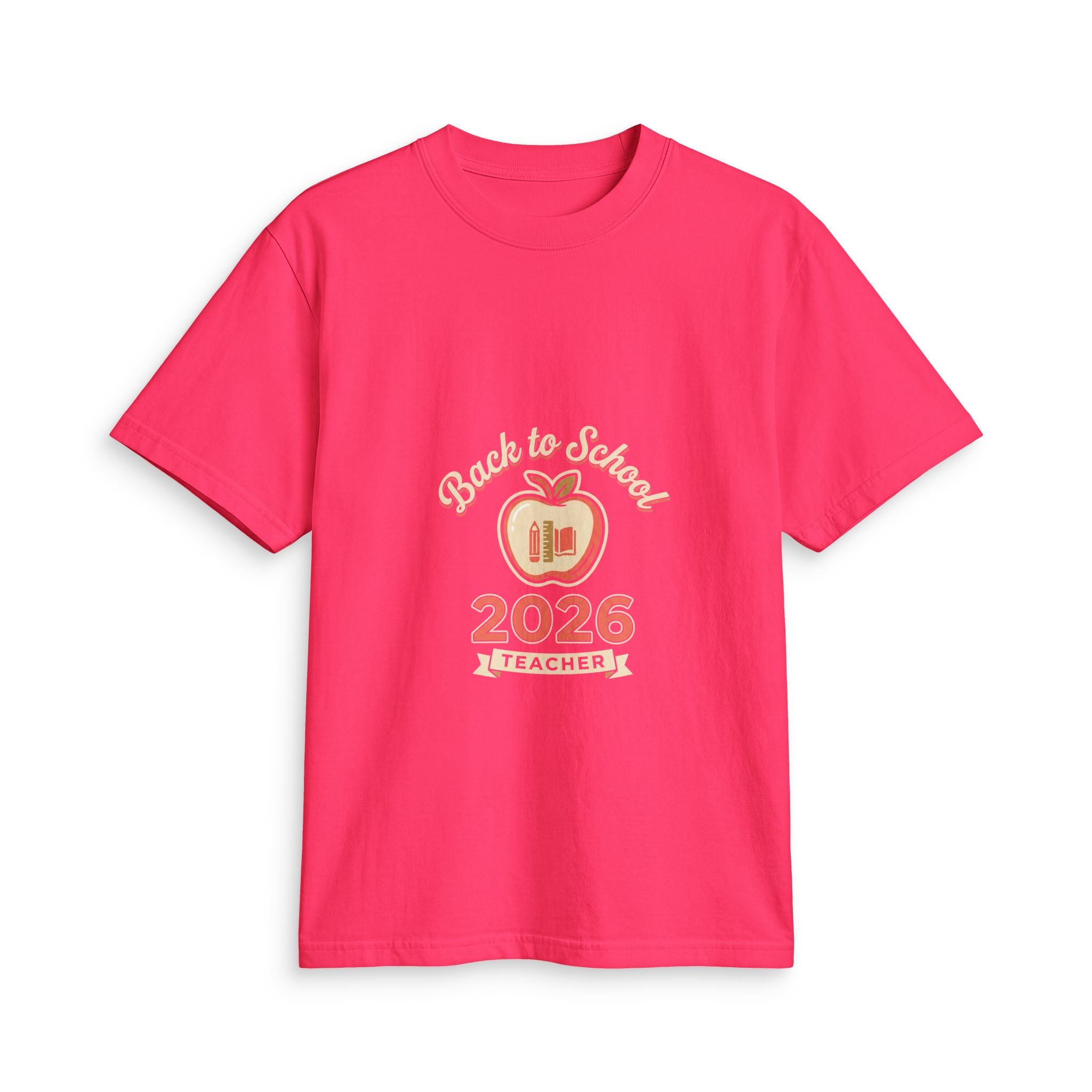 Back to School 2026 Teacher Apple T-Shirt