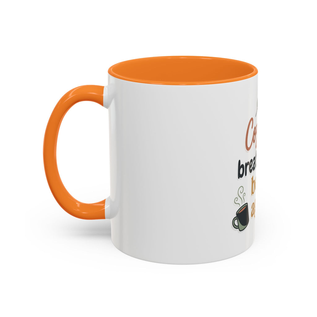 Cozy Up Mug — "Cozy up, breathe deep, begin again" Inspirational Coffee Cup (11oz/15oz)